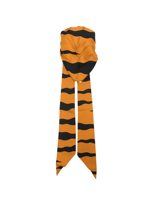 printed silk head scarf