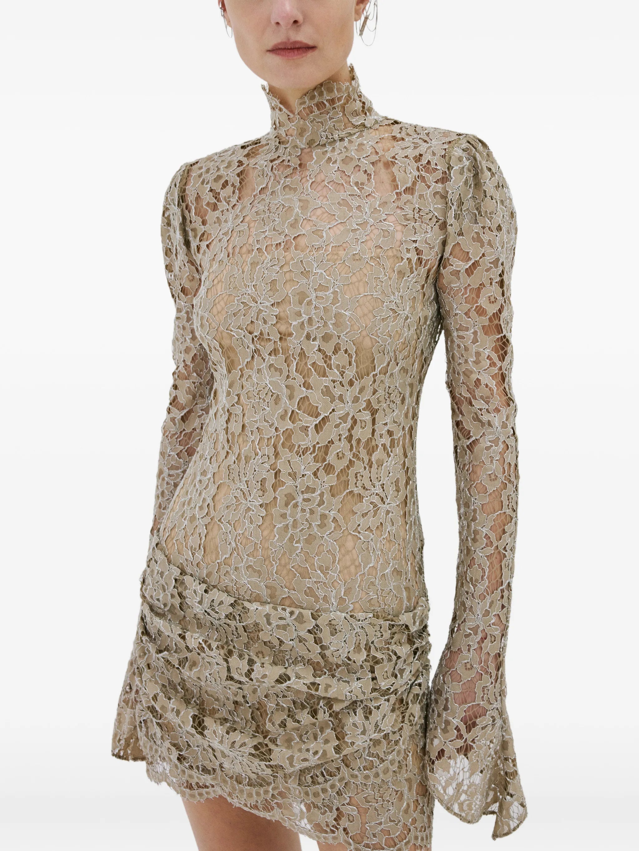 Agartha lace mini dress