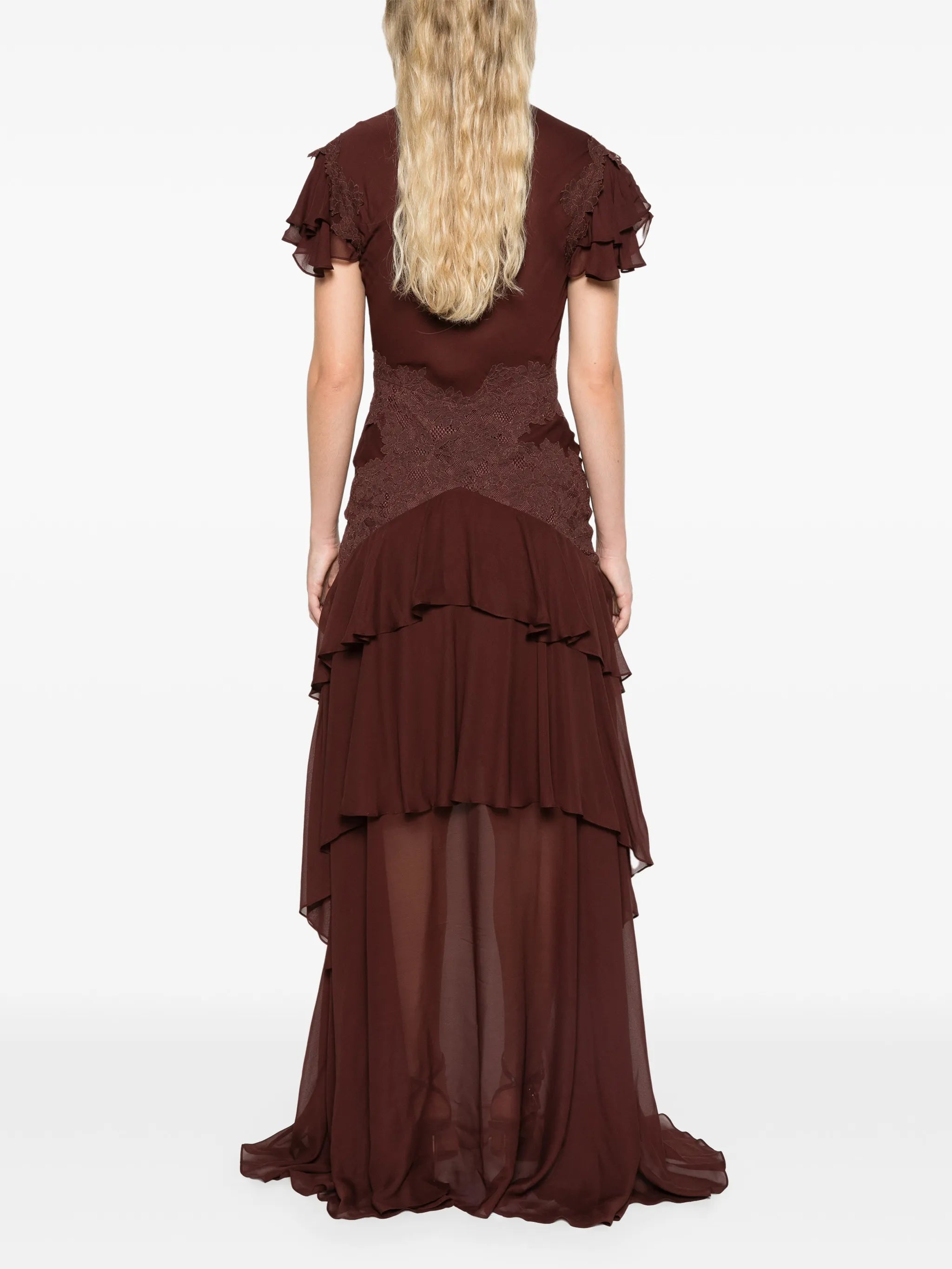 Alcina maxi dress in plum