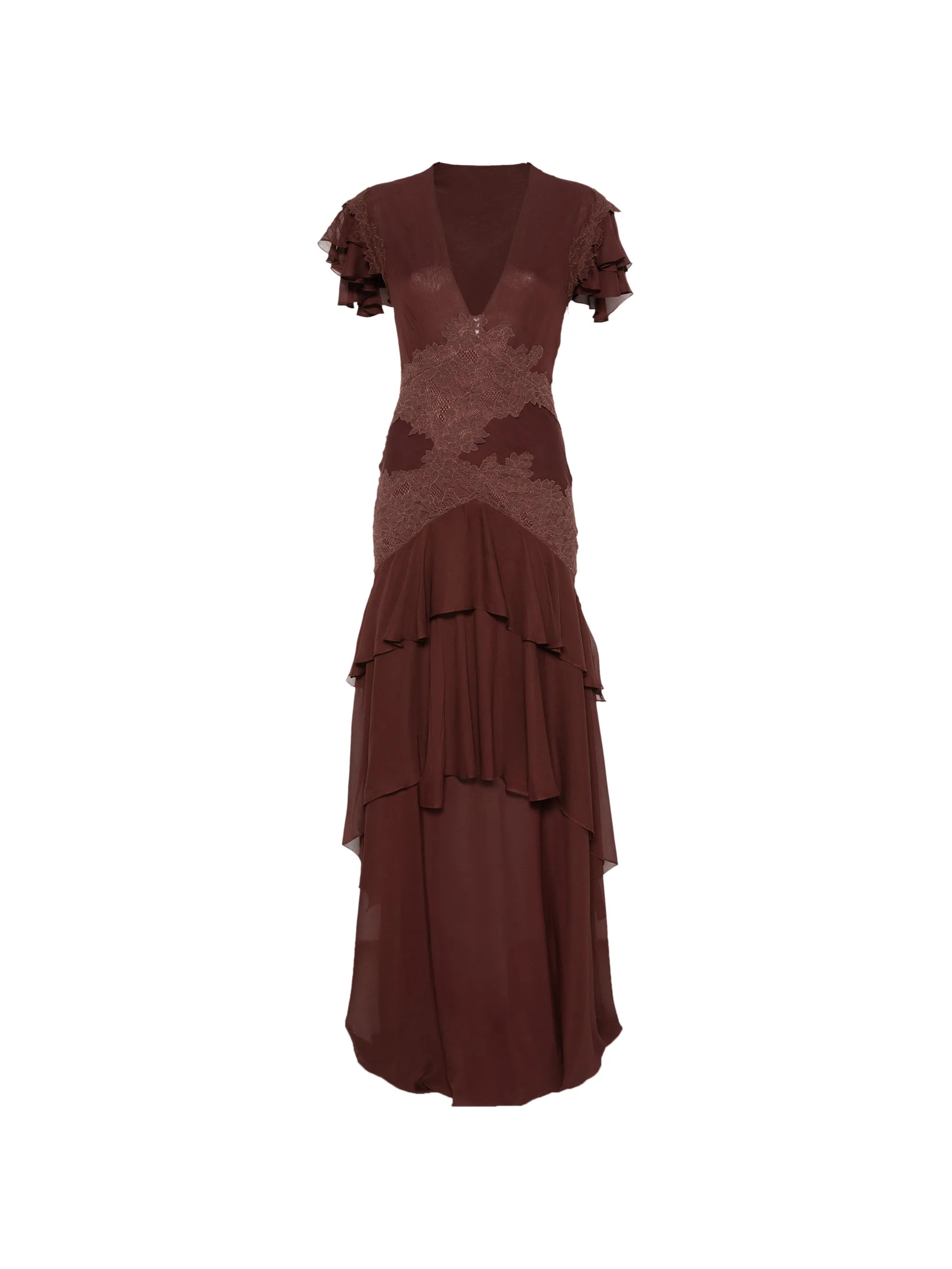 Alcina maxi dress in plum