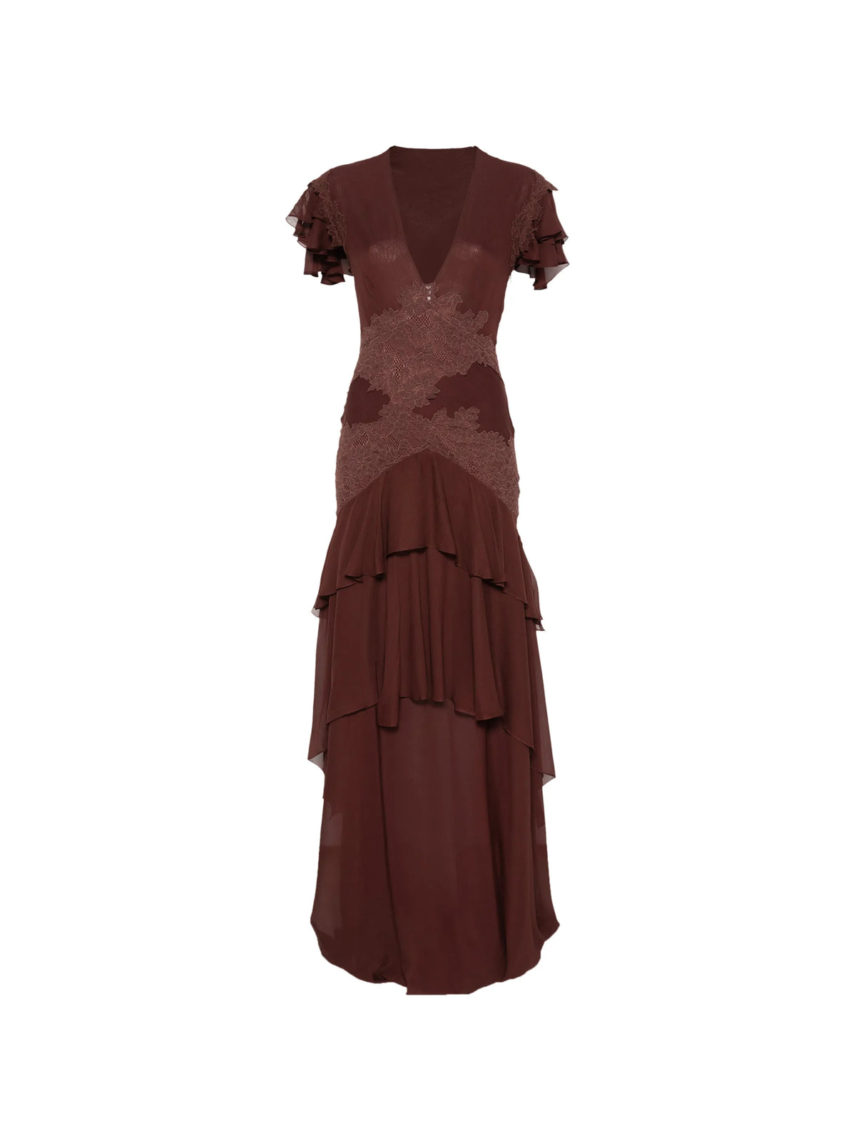 Alcina maxi dress in plum