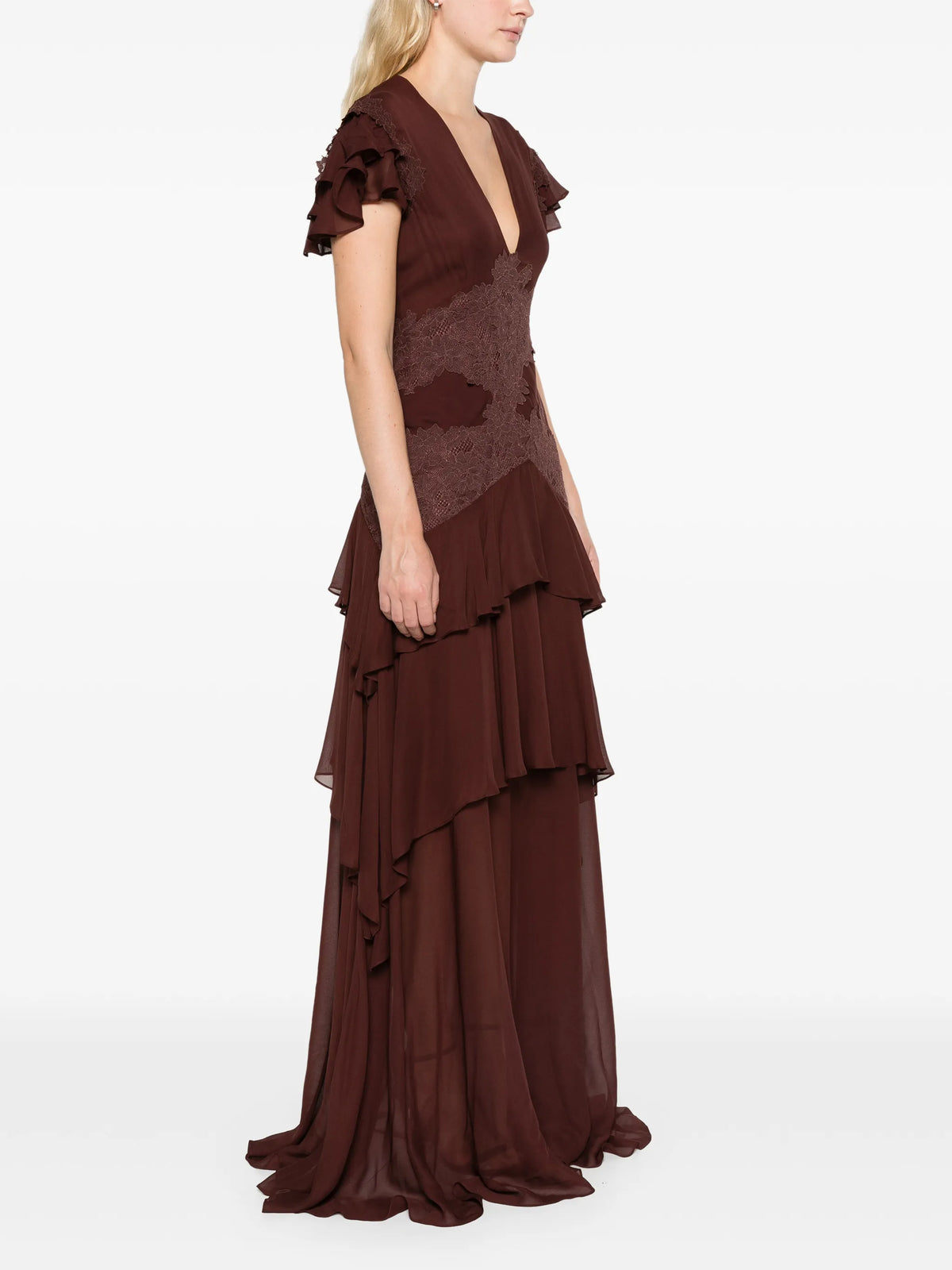 Alcina maxi dress in plum