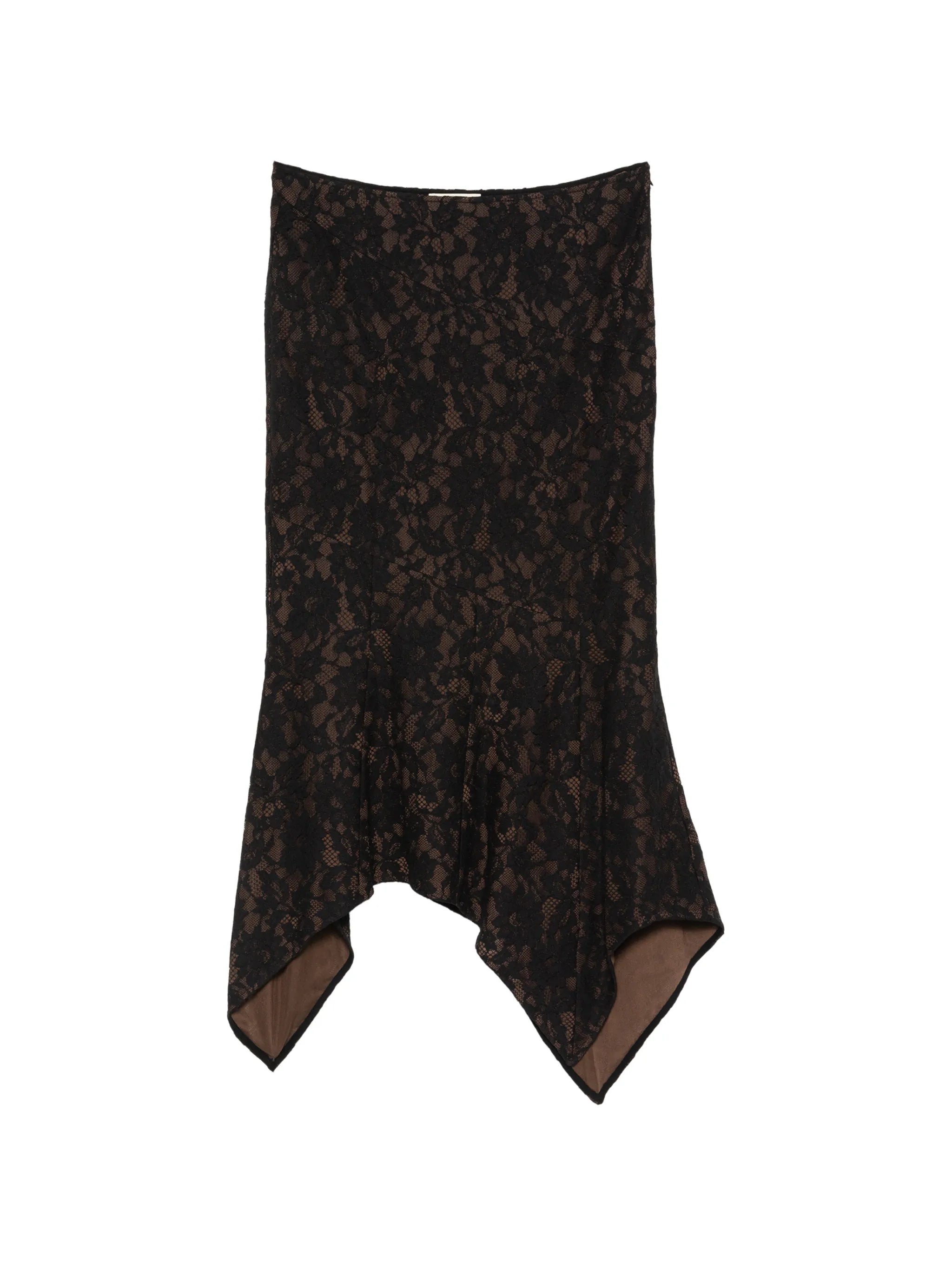 Faela midi skirt in black lace