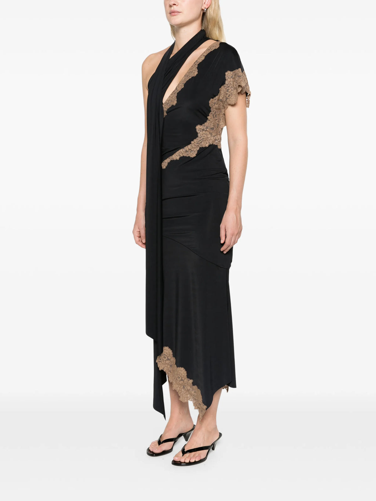 Cosima SS satin maxi dress