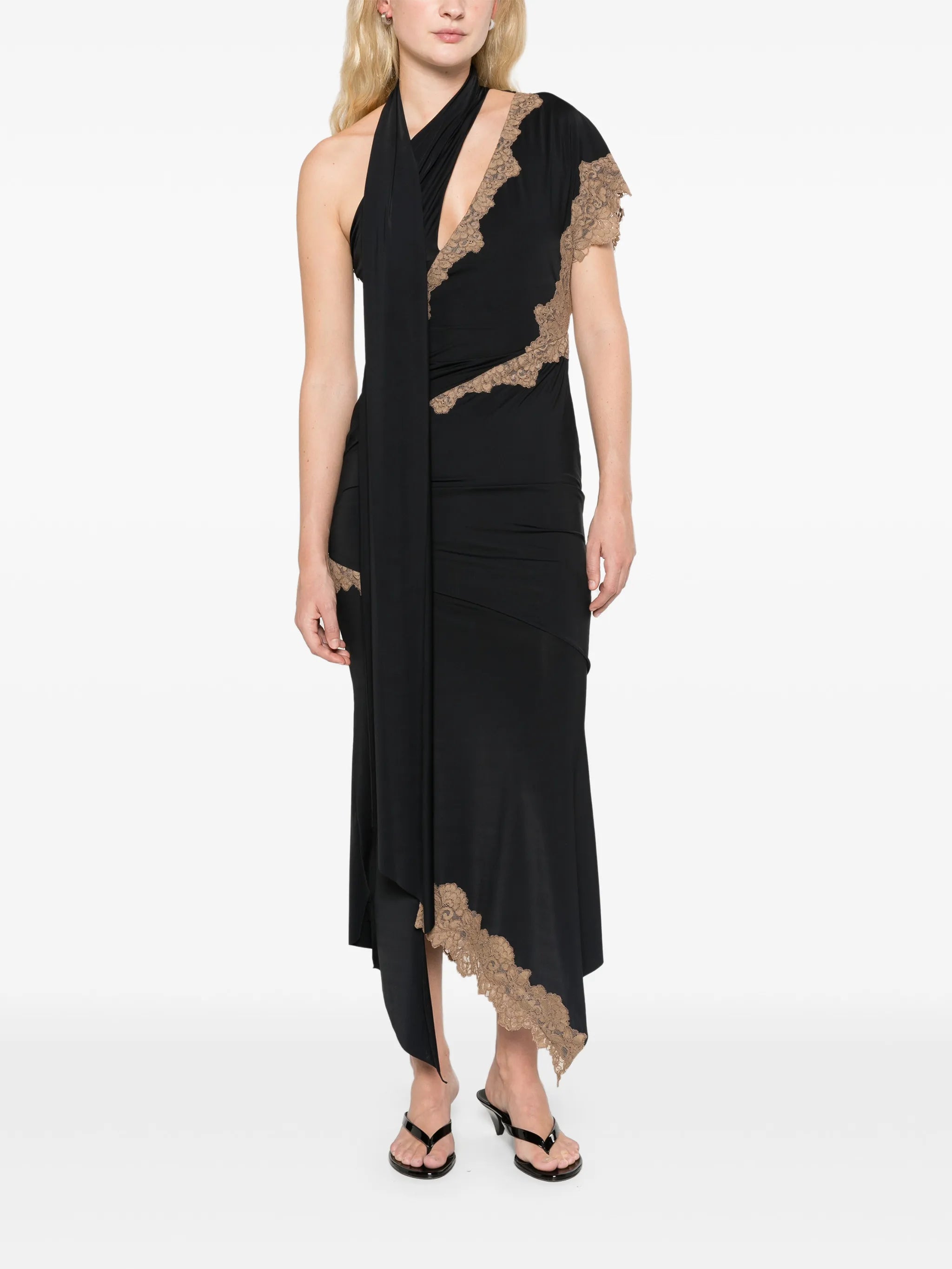 Cosima SS satin maxi dress