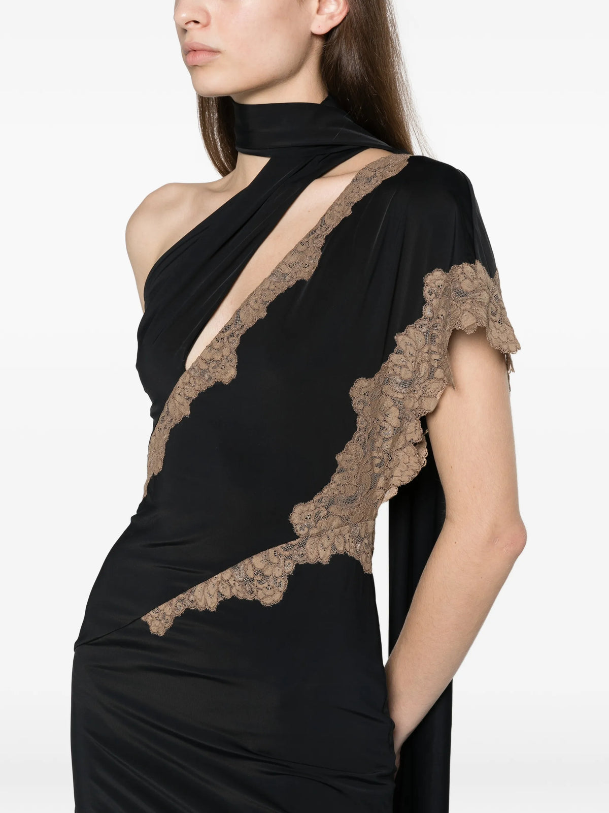 Cosima SS satin maxi dress