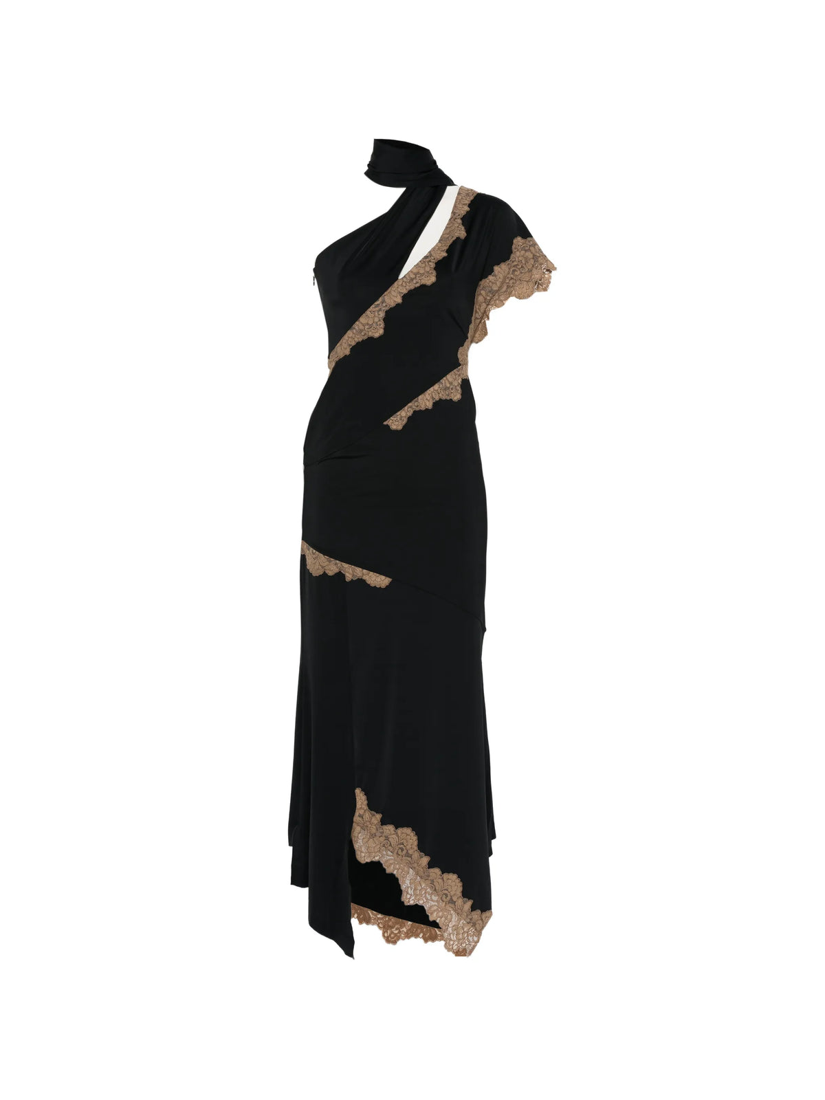 Cosima SS satin maxi dress