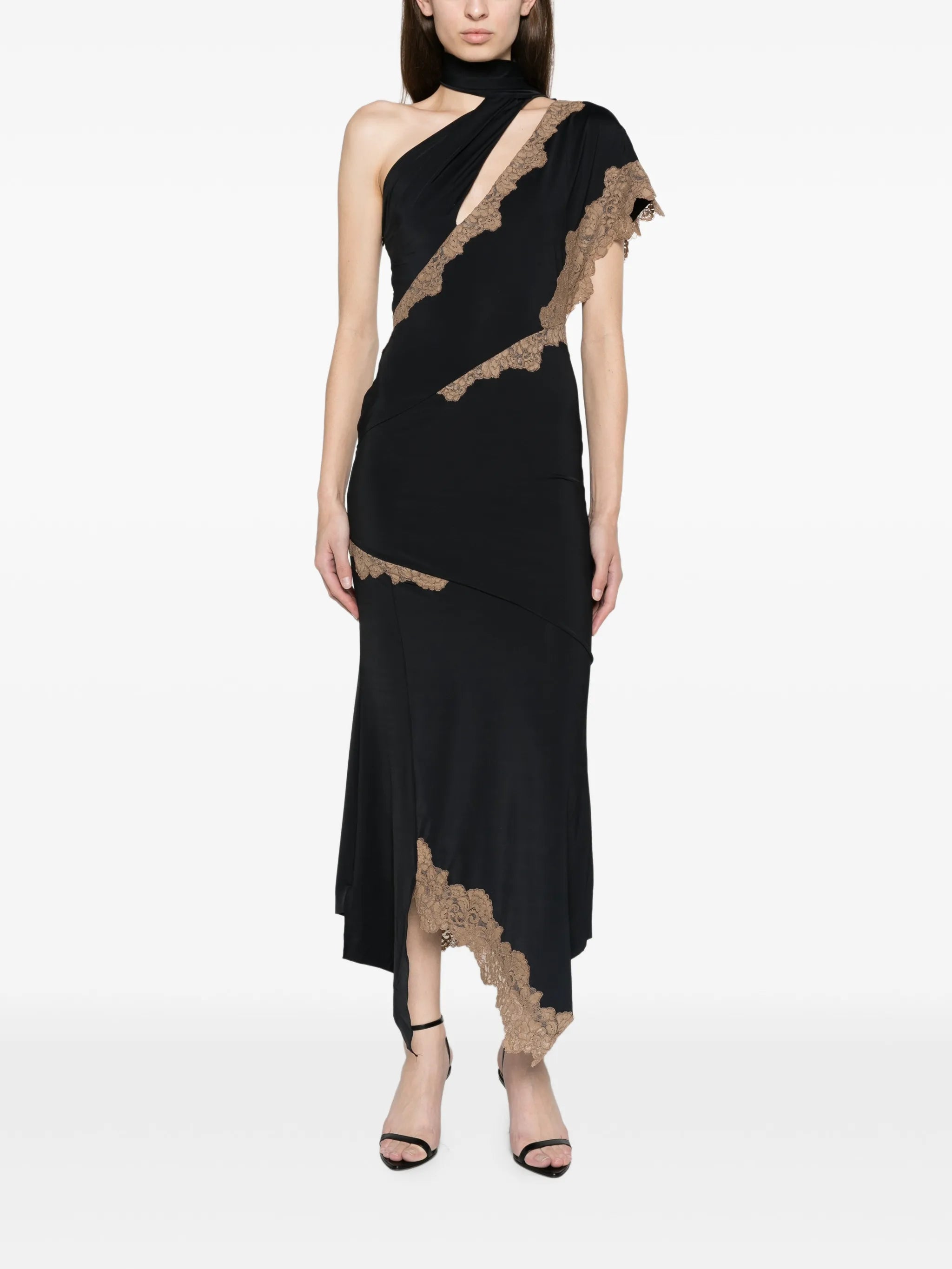 Cosima SS satin maxi dress