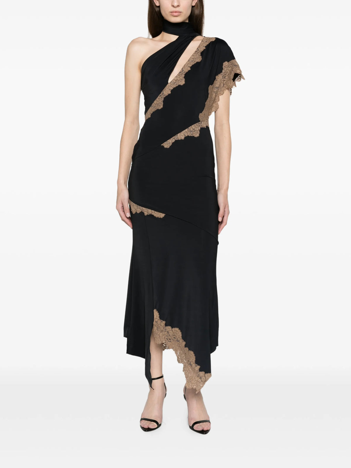 Cosima SS satin maxi dress