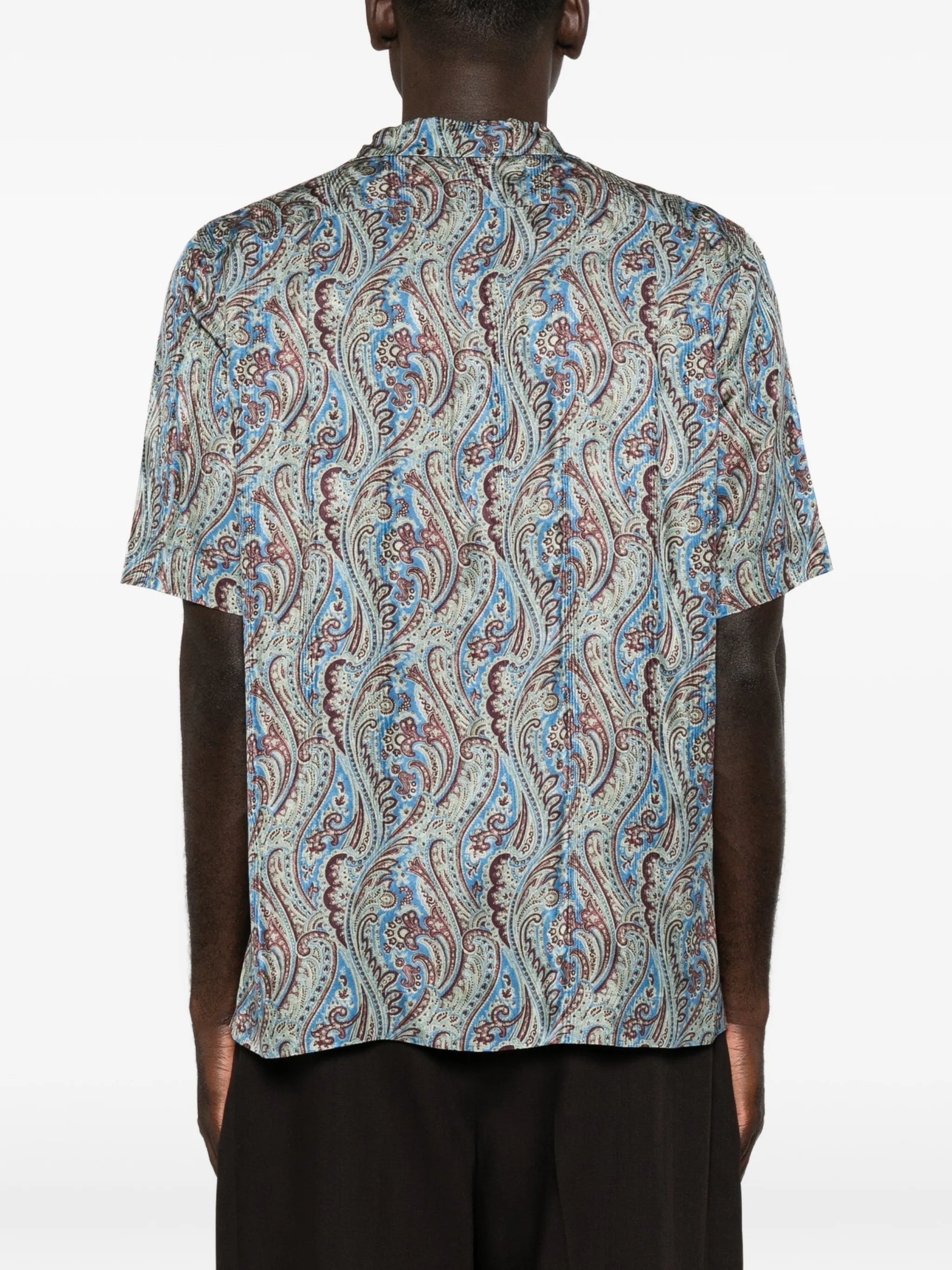 boxy jacquard shirt