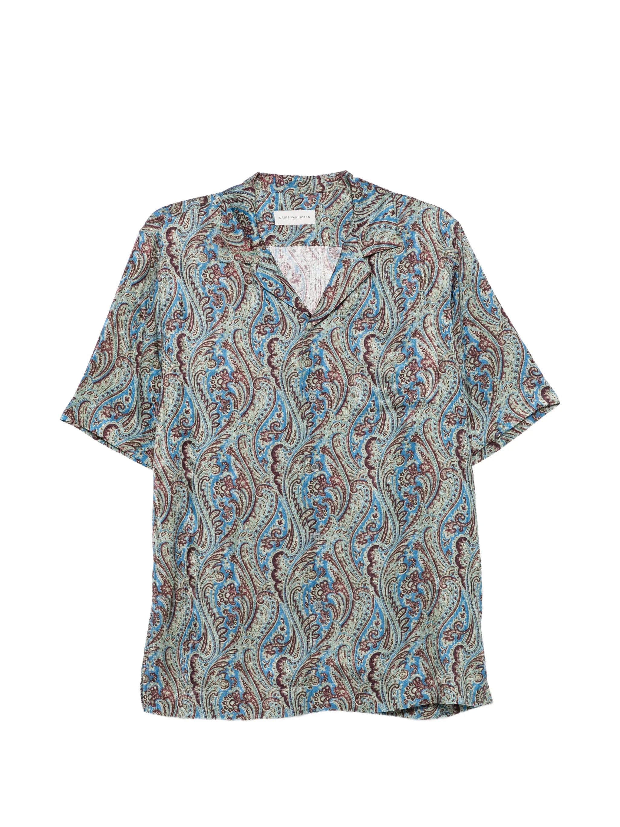 boxy jacquard shirt