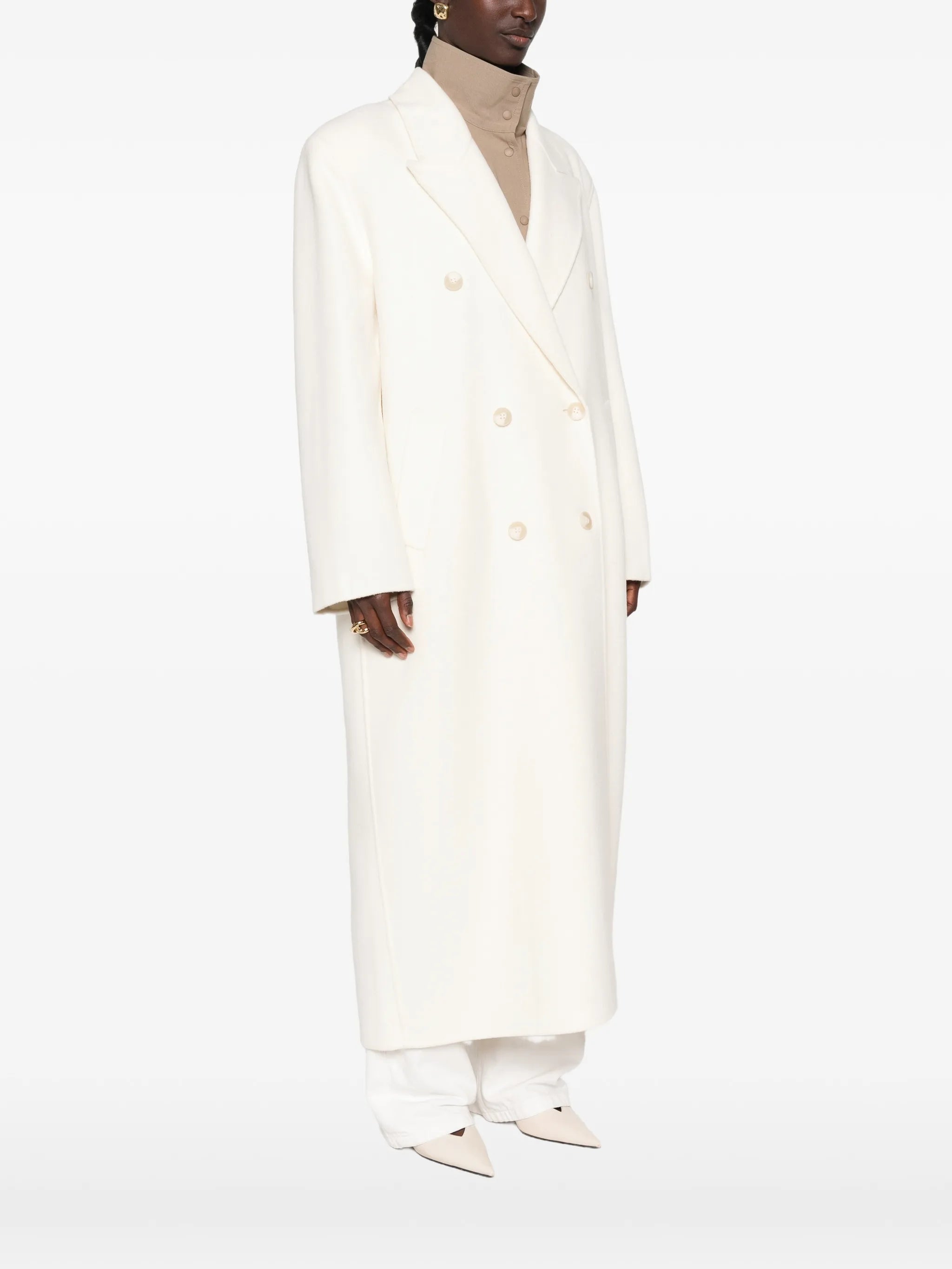Gaia double-breasted coat