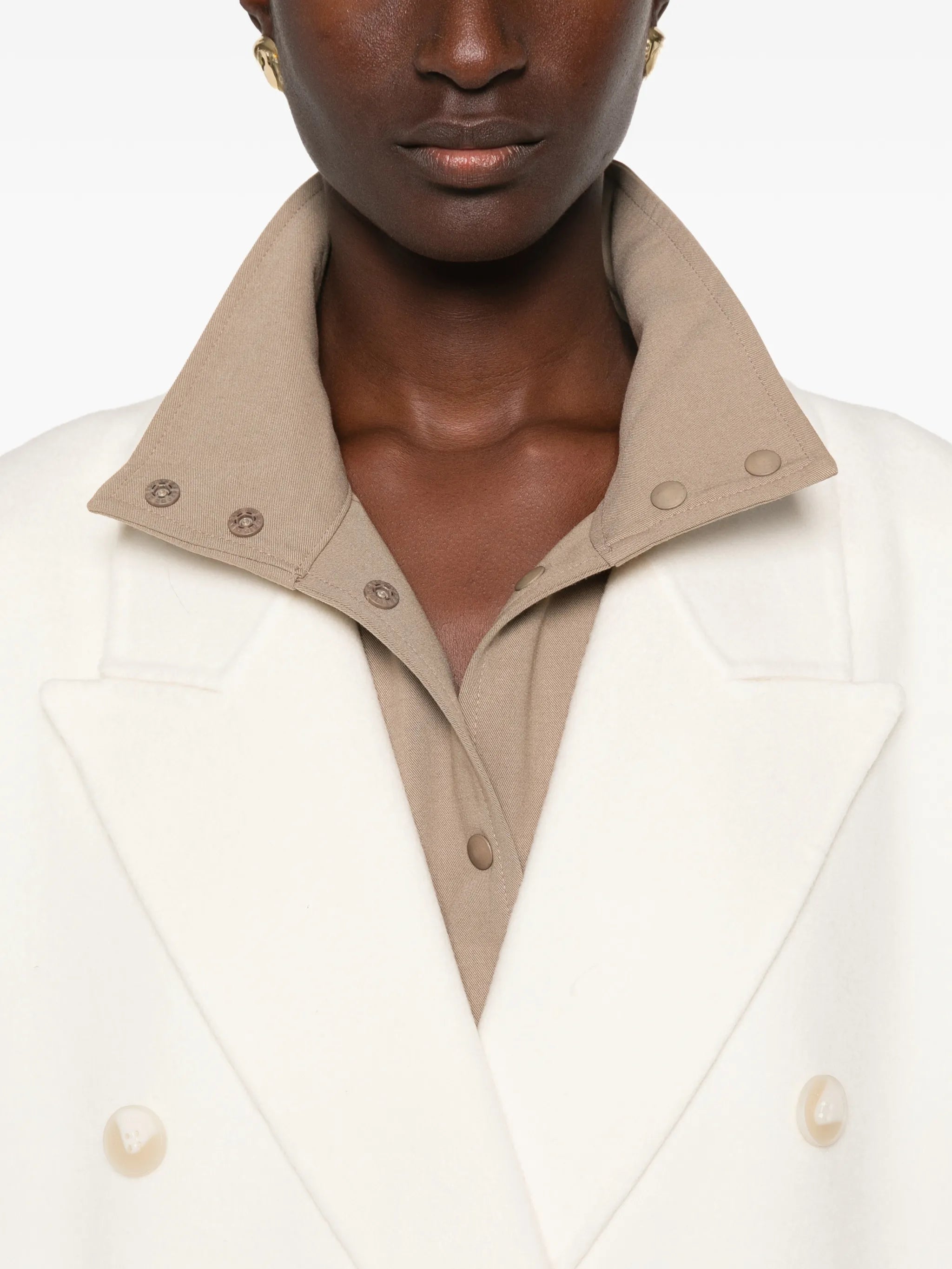 Gaia double-breasted coat