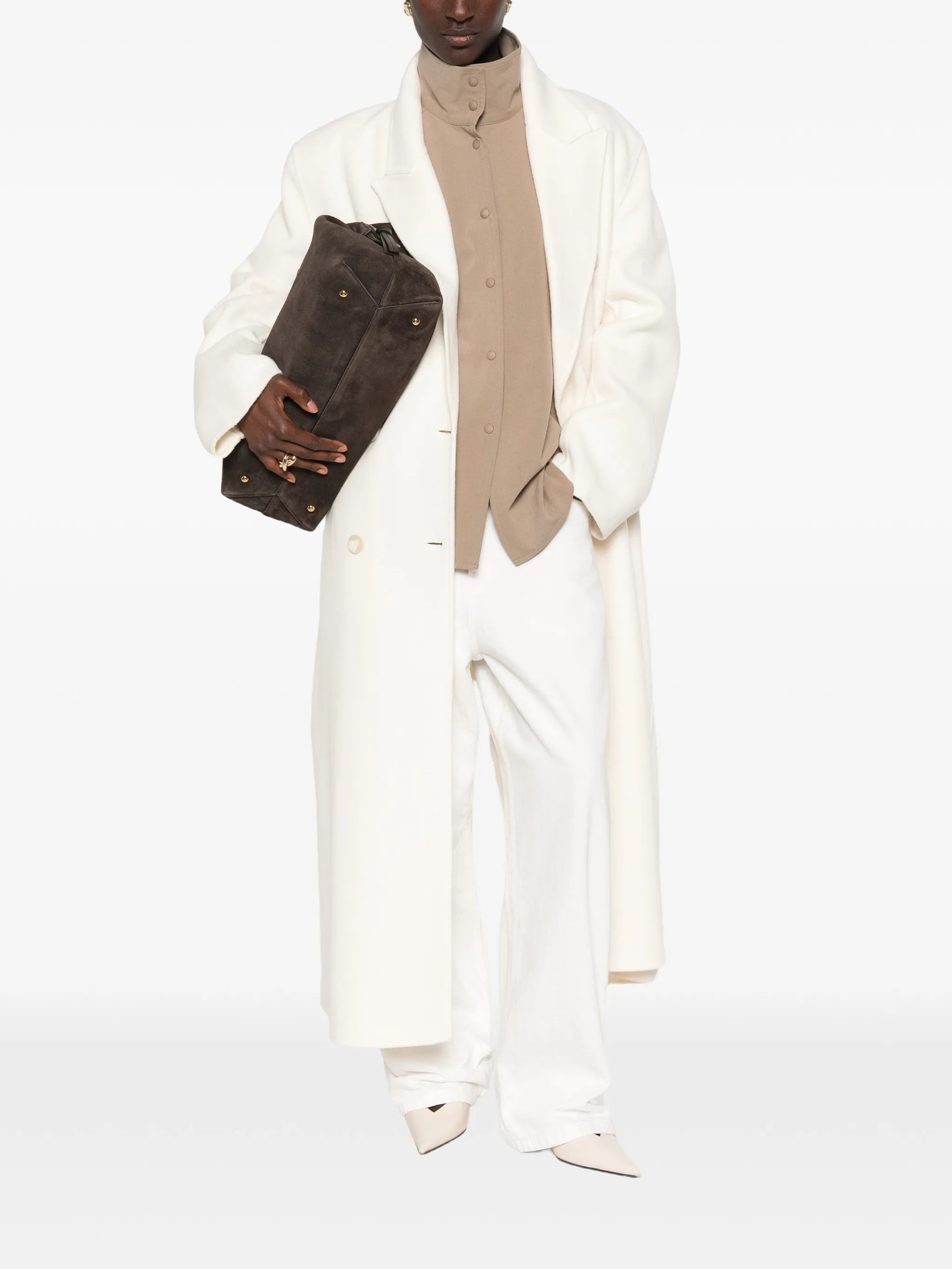 Gaia double-breasted coat