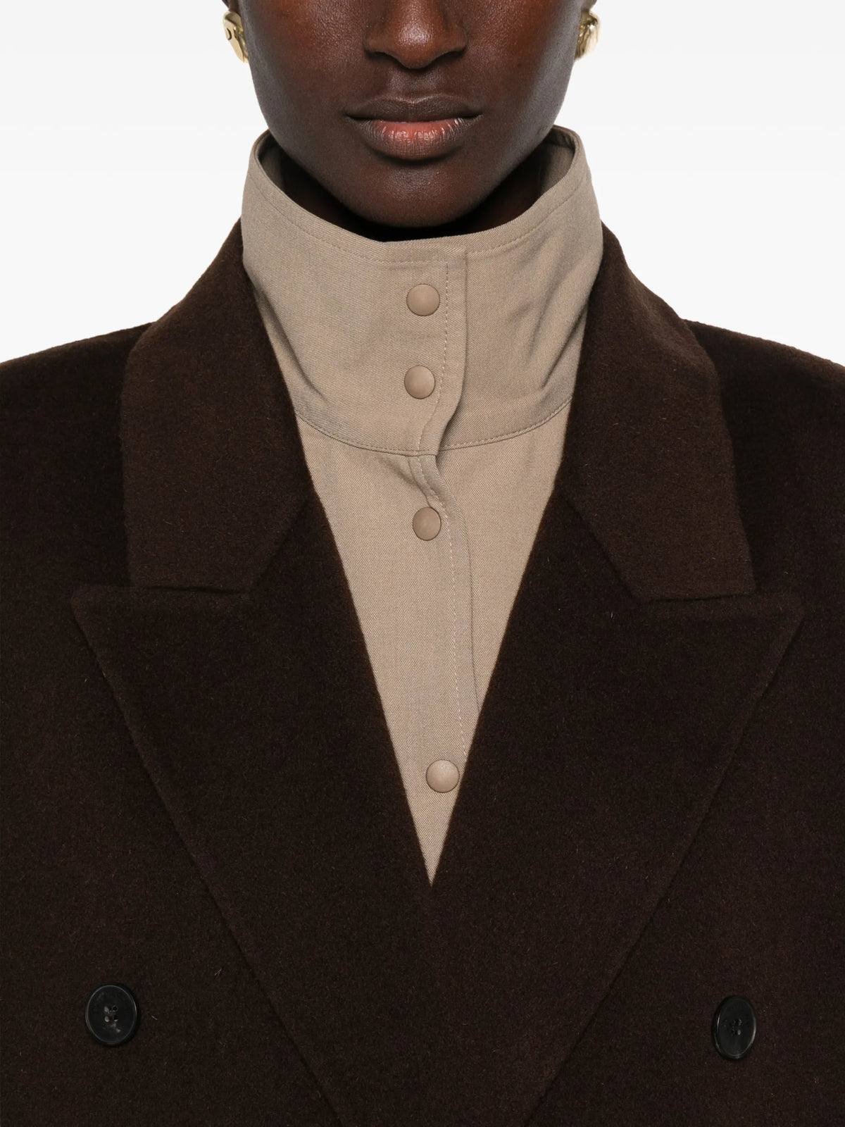 Gaia double-breasted coat