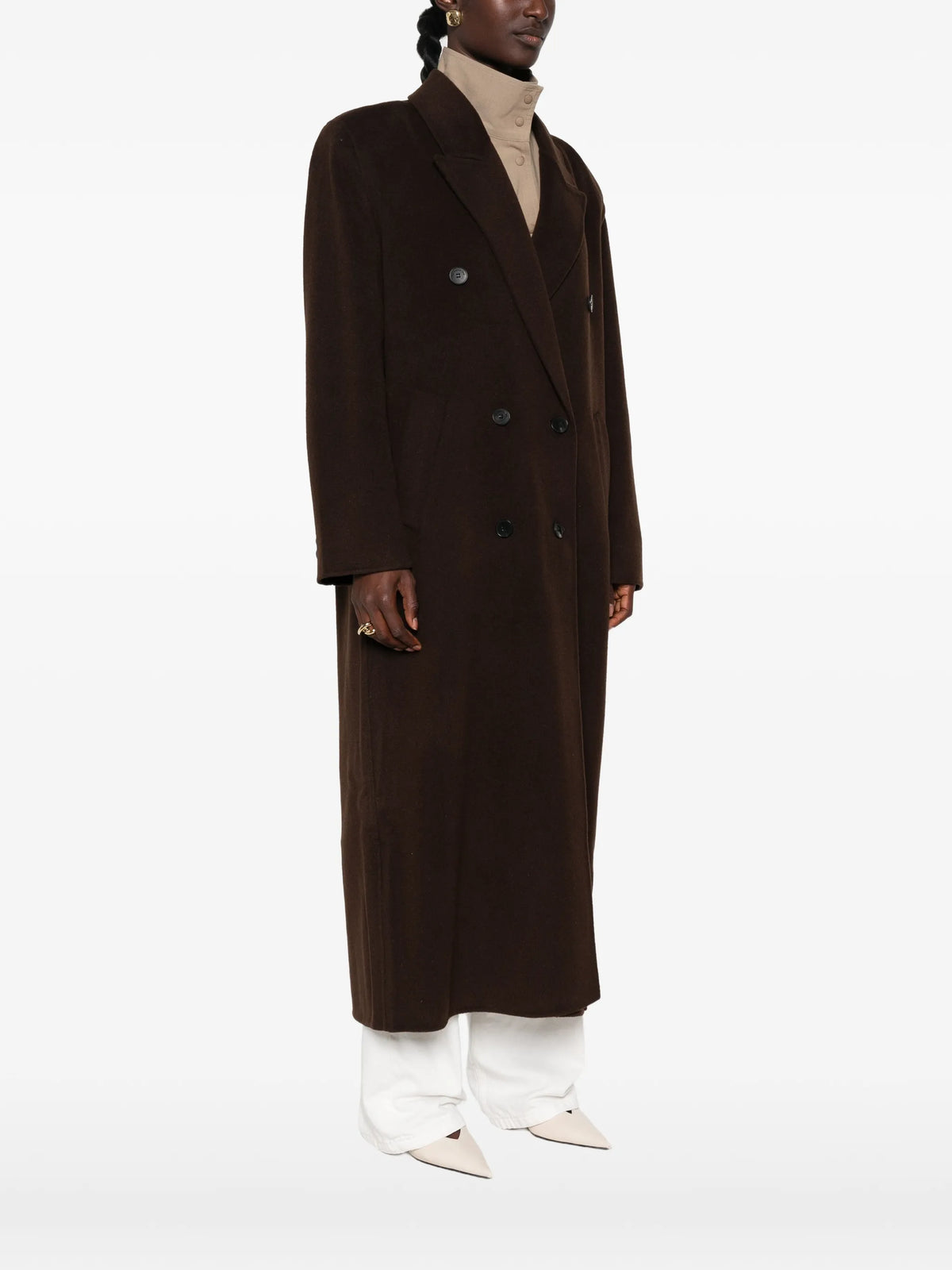 Gaia double-breasted coat