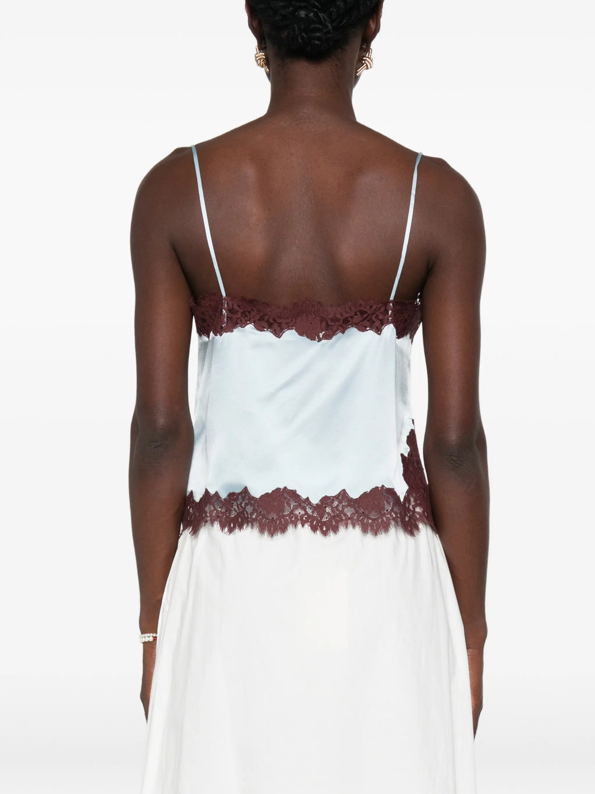 Avelaine lace-trim top