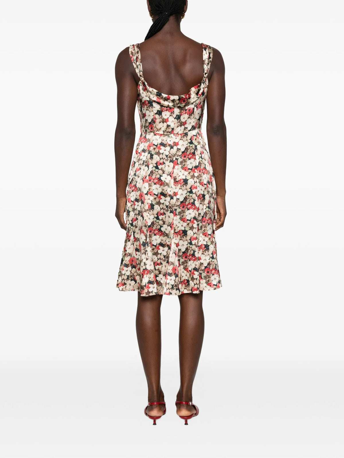 Donielle floral-print midi dress