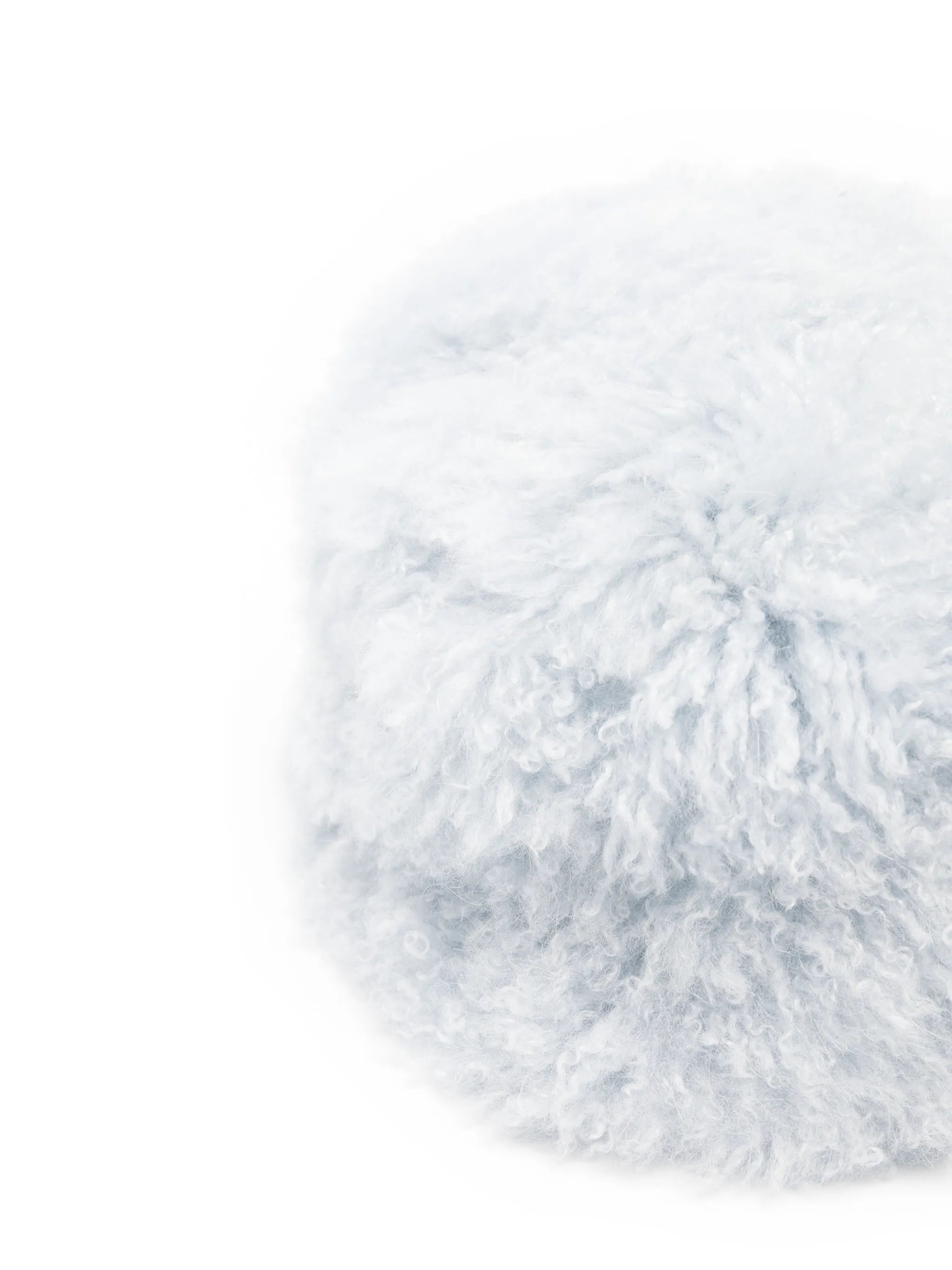Honey shearling hat