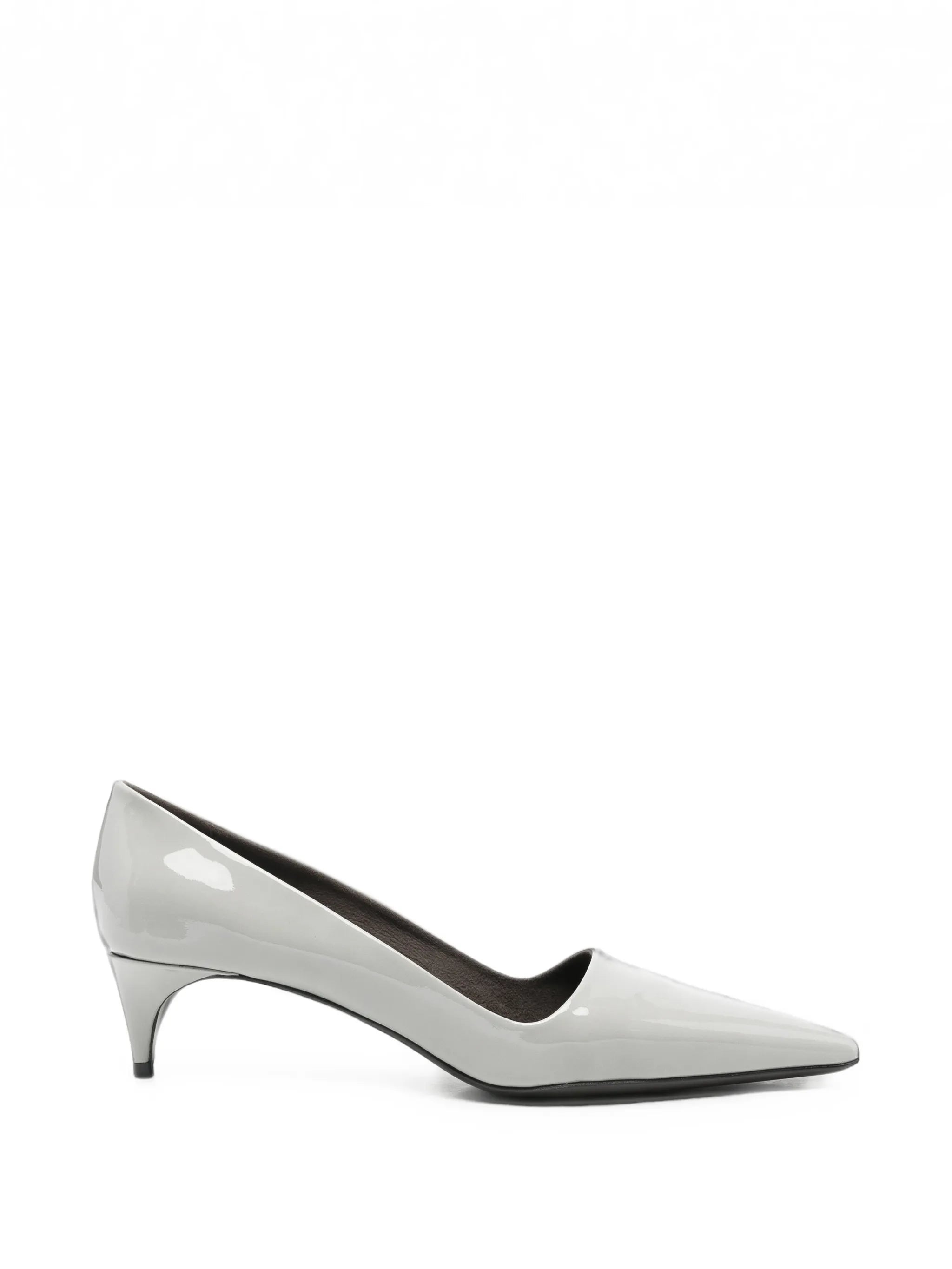 patent-leather point-toe heeled pumps