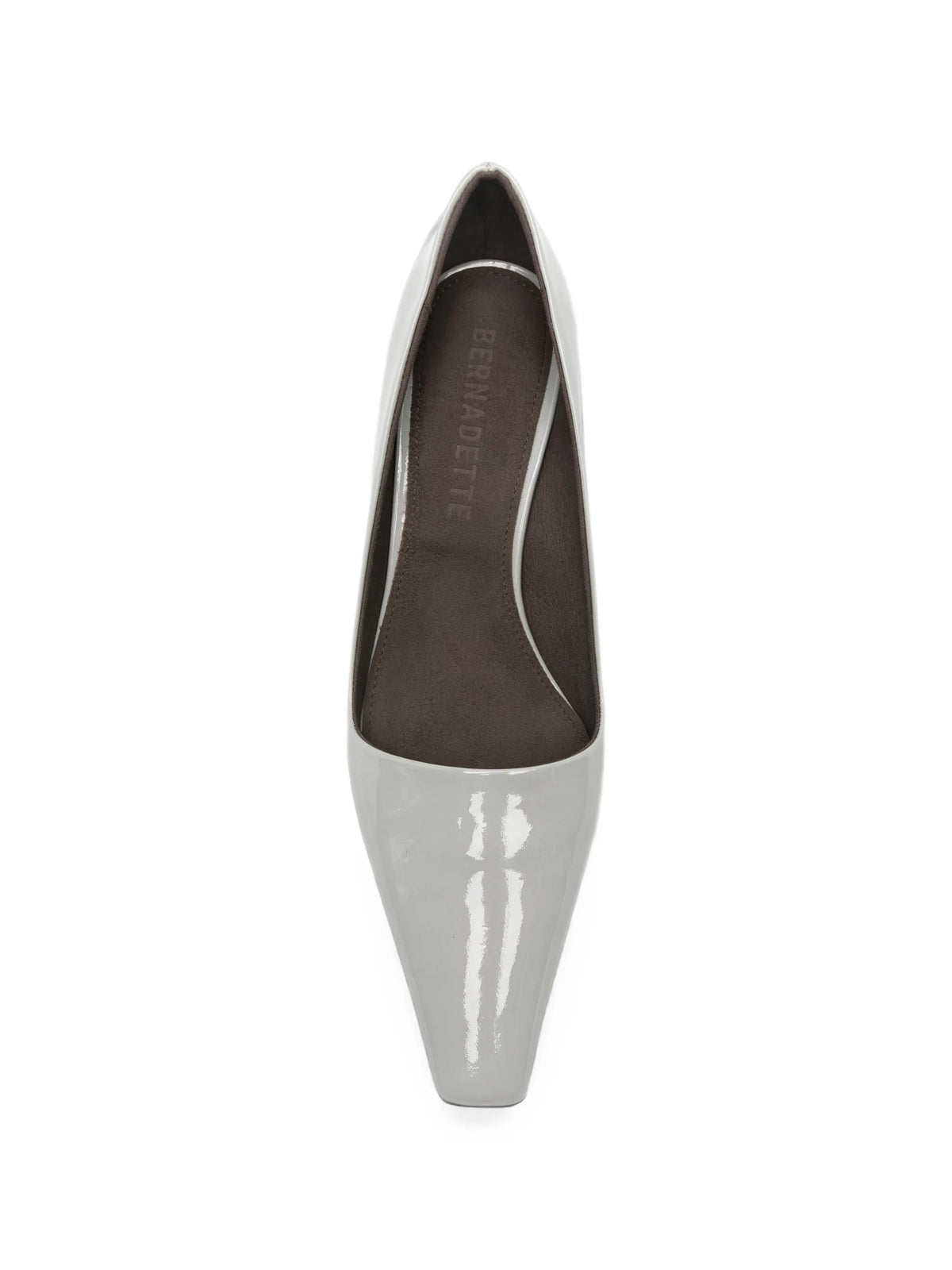 patent-leather point-toe heeled pumps