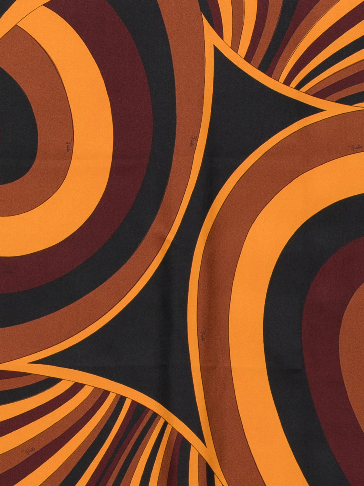 geometric-print scarf
