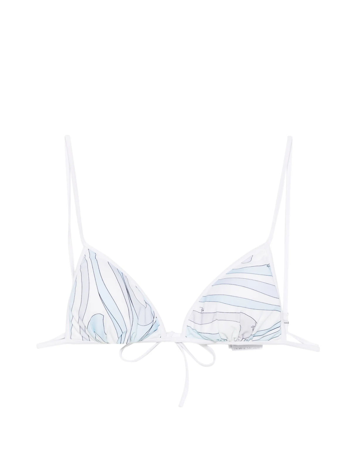 Marmo print bikini top