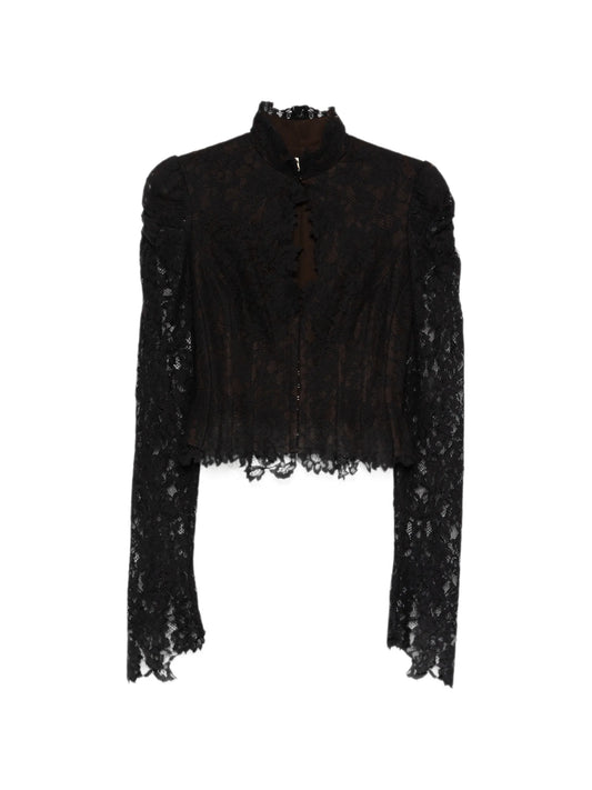 Vitalis top in black lace