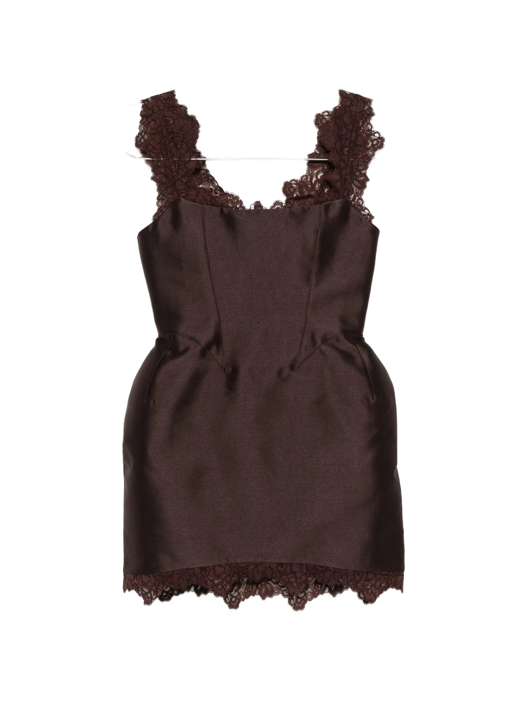 Morta mini dress in plum twill