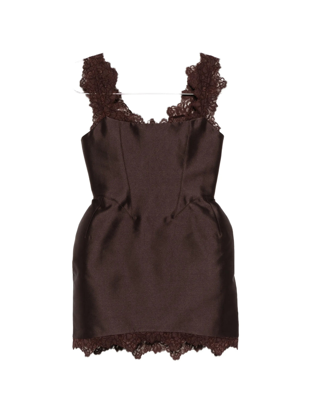 Morta mini dress in plum twill