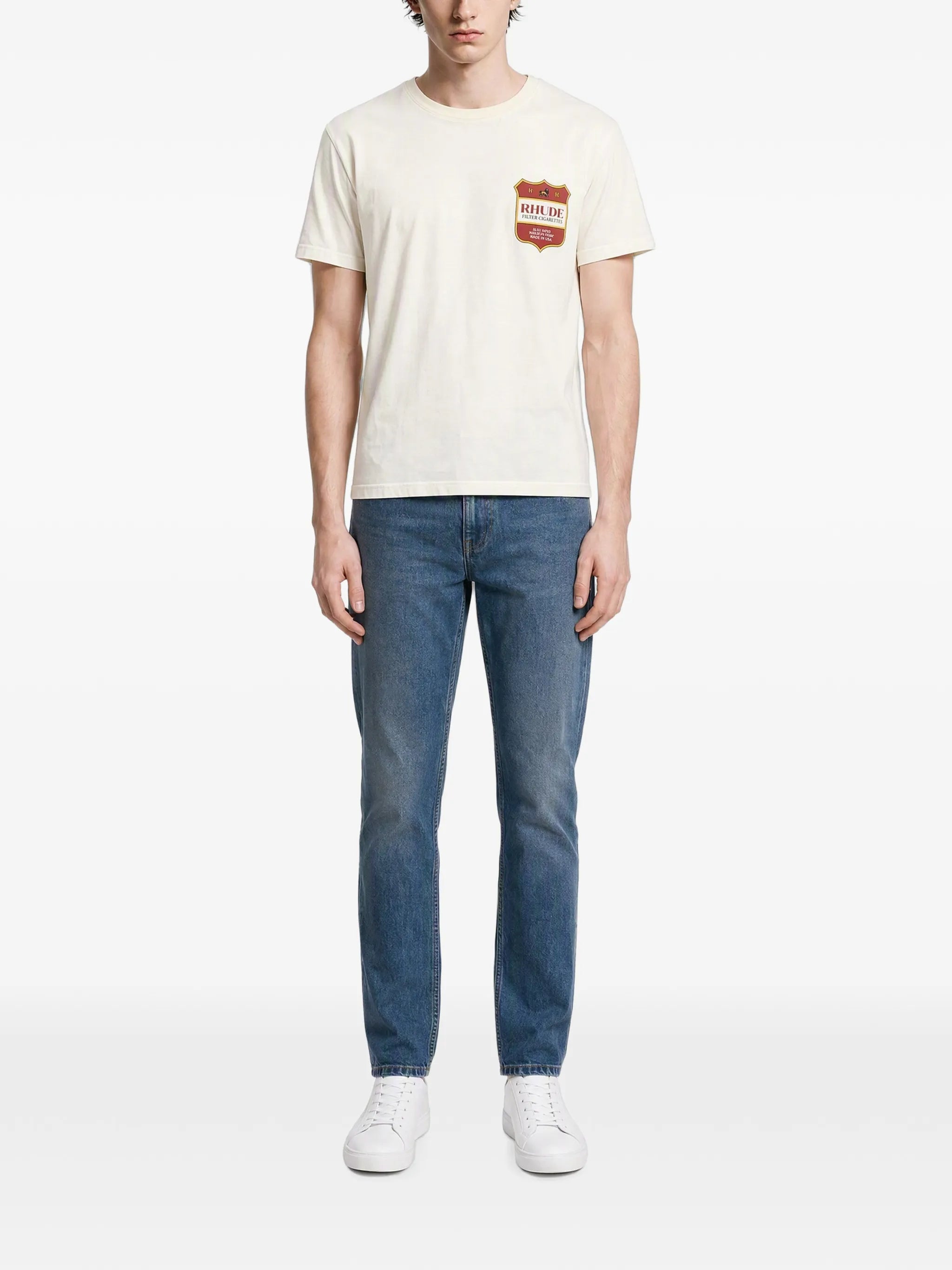 logo-print cotton T-shirt