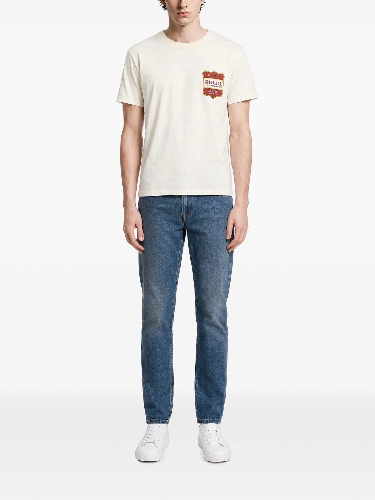 logo-print cotton T-shirt