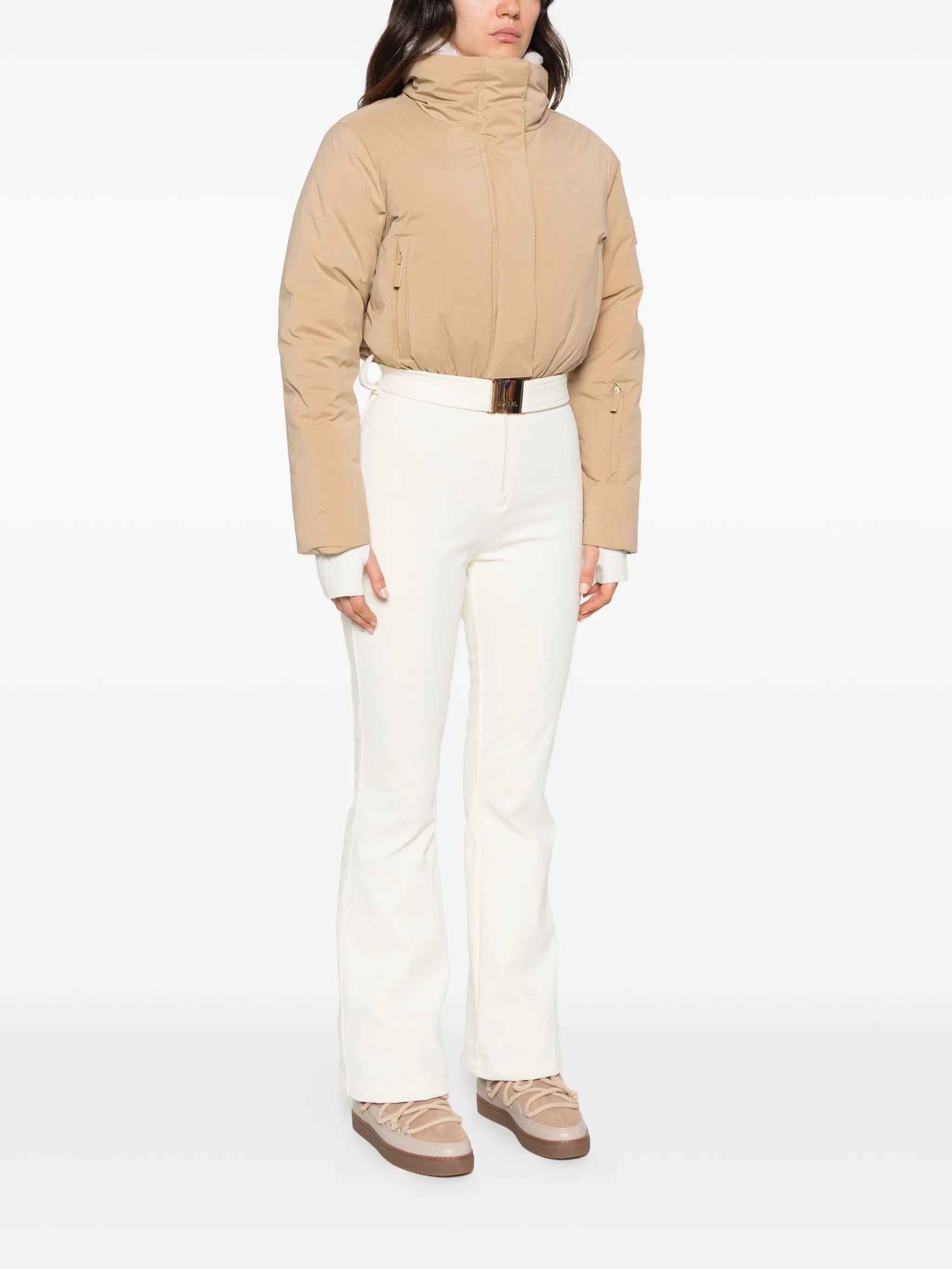 Saskia belted ski suit