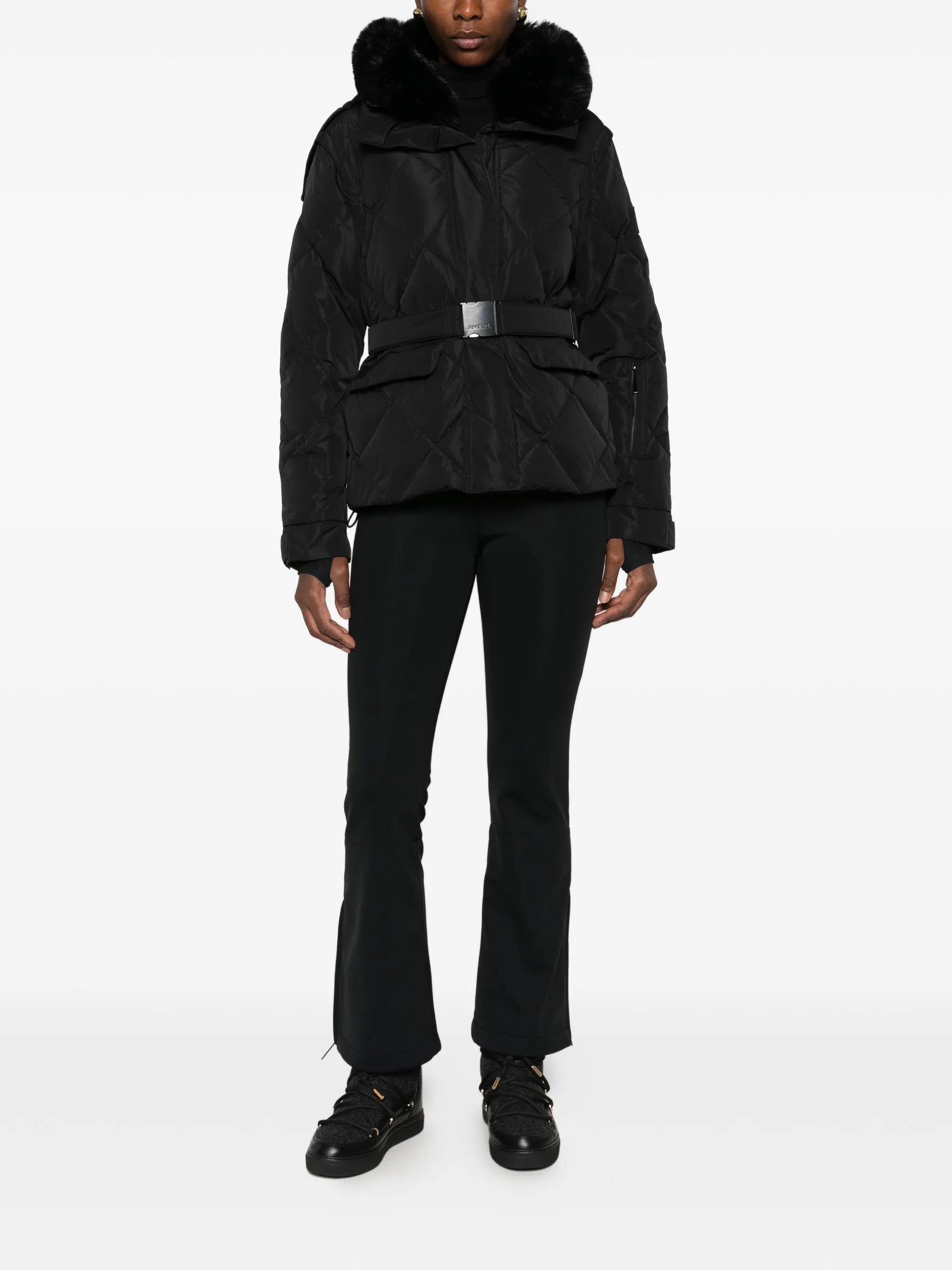 Dorothy zip-cuff ski pants
