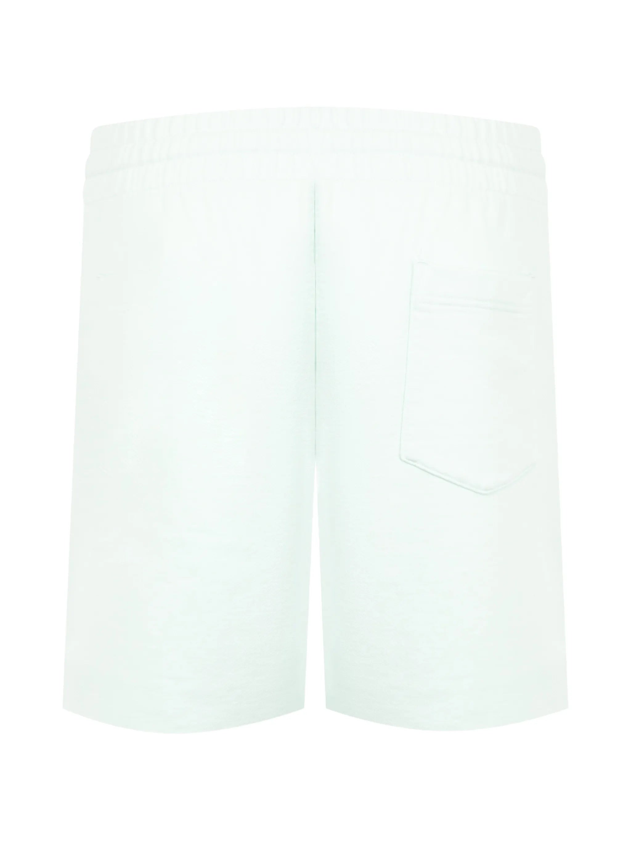 flock-printed shorts