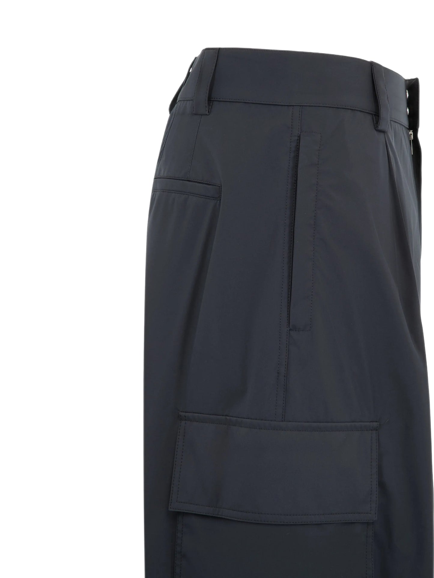 pleated cargo pants