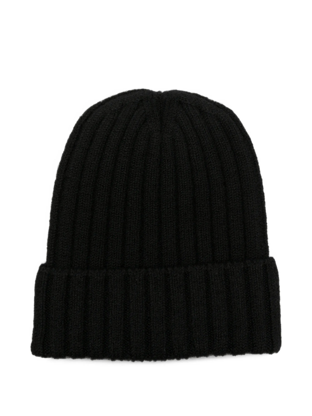 ribbed-knit beanie hat