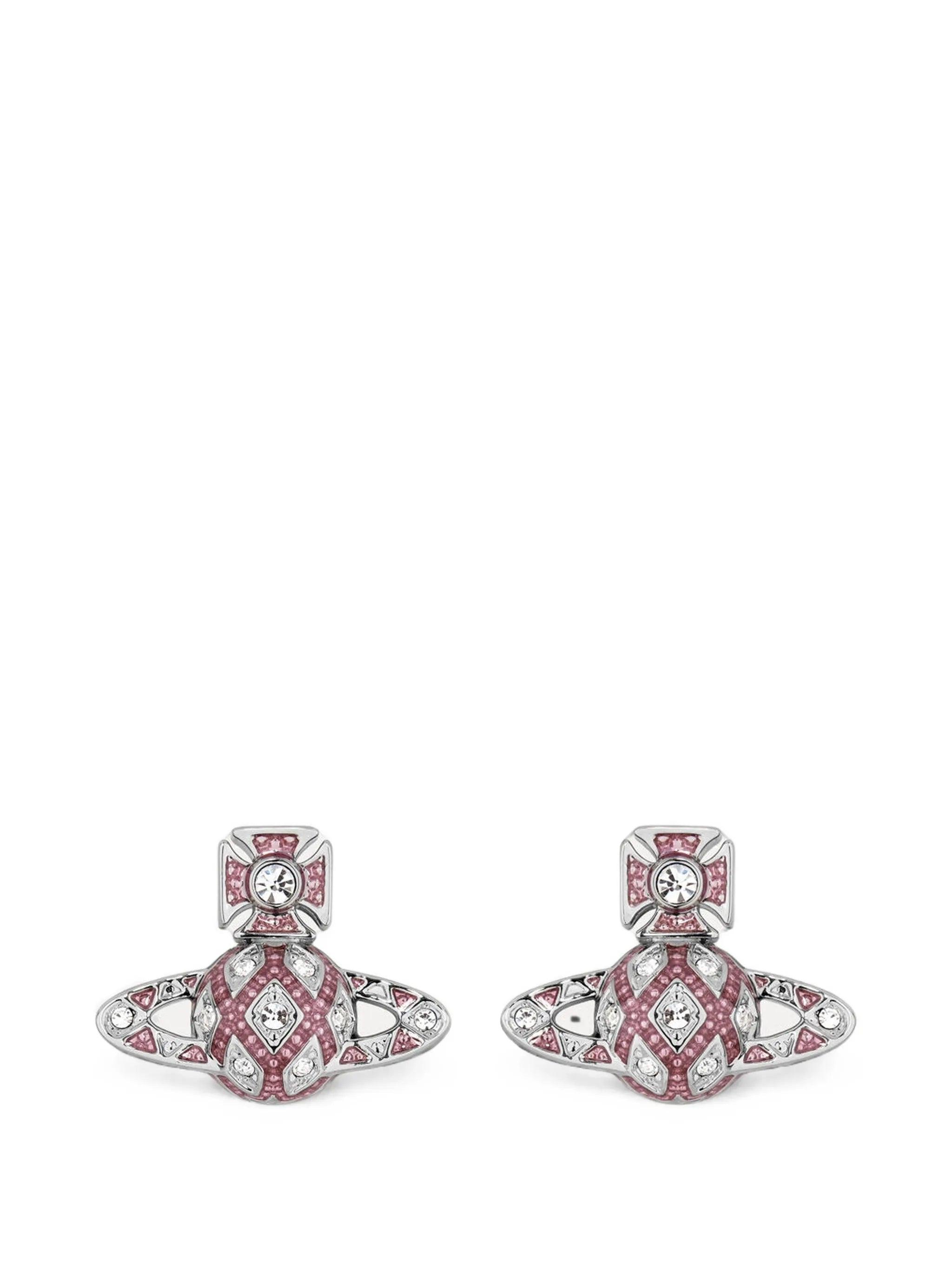 Orb crystal-embellished earrings