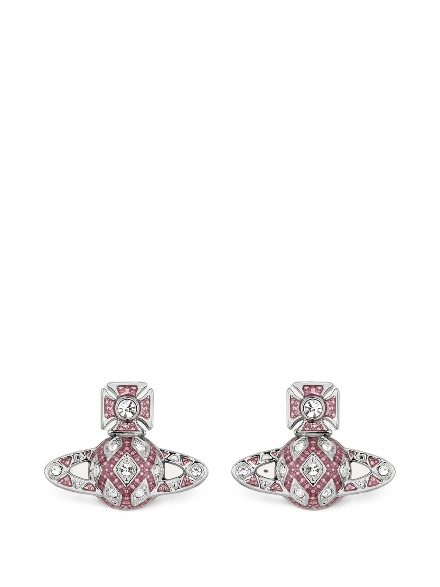 Orb crystal-embellished earrings