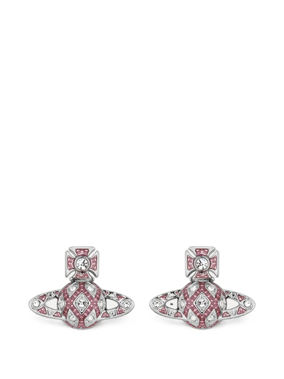 Orb crystal-embellished earrings