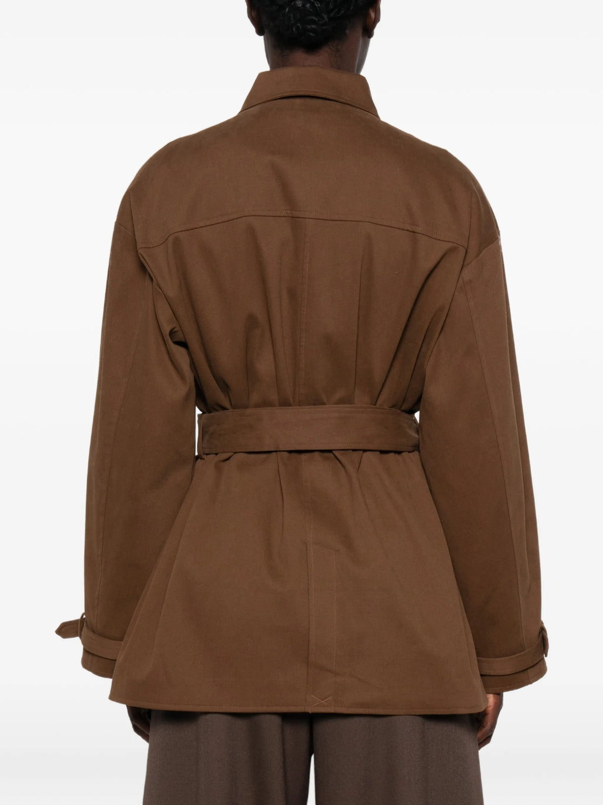 Wolfe double-breasted trench coat