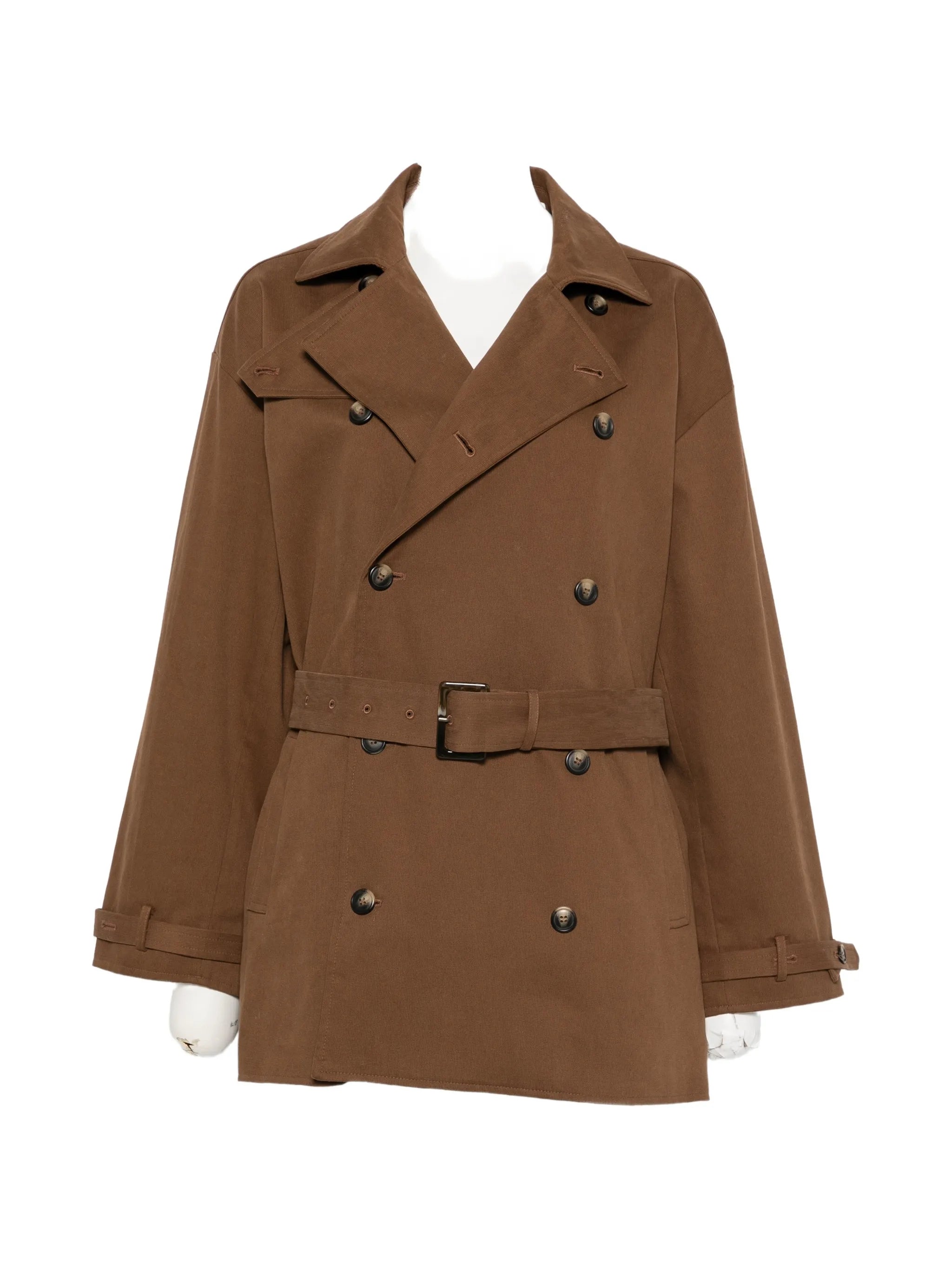 Wolfe double-breasted trench coat