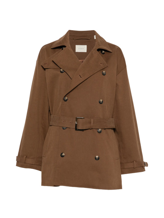 Wolfe double-breasted trench coat