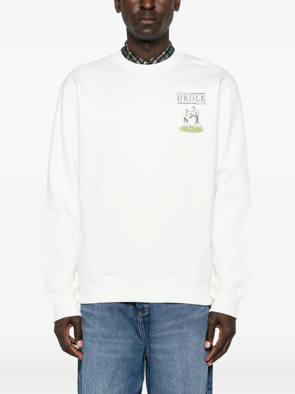 Drôle Boxers graphic-print sweatshirt