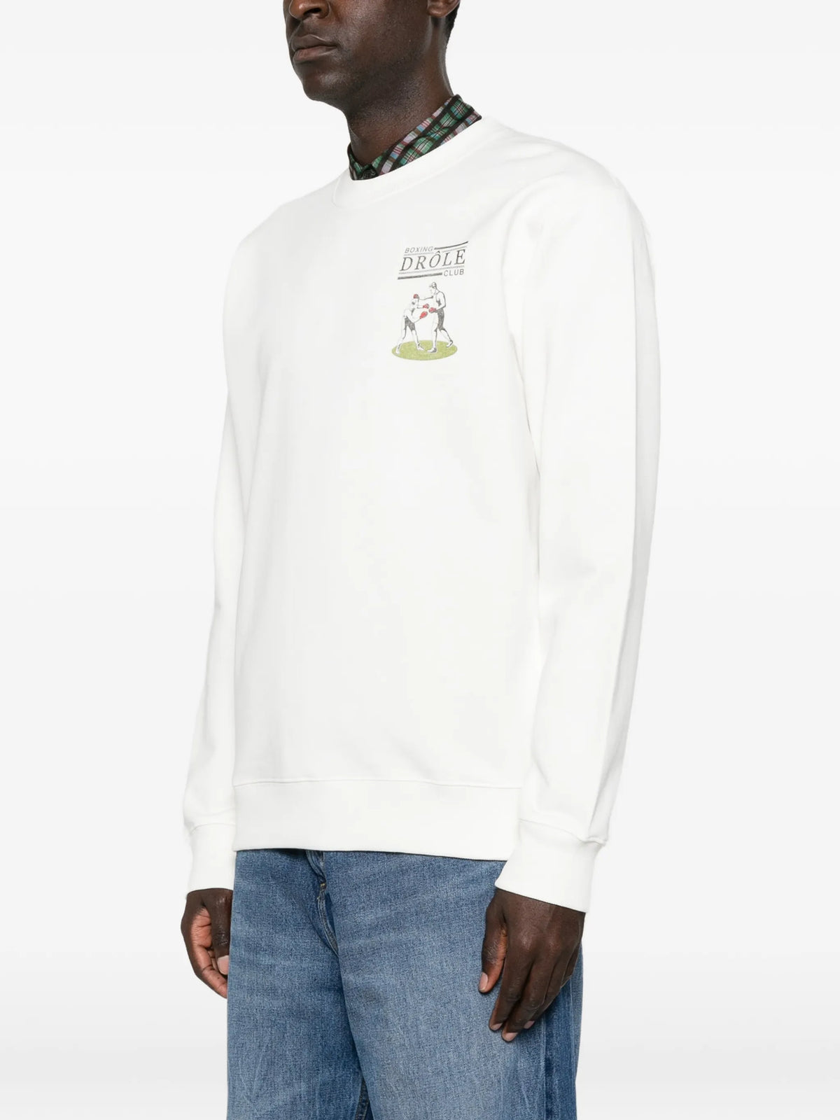 Drôle Boxers graphic-print sweatshirt