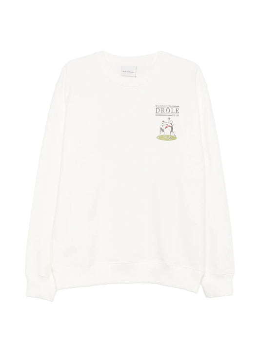 Drôle Boxers graphic-print sweatshirt