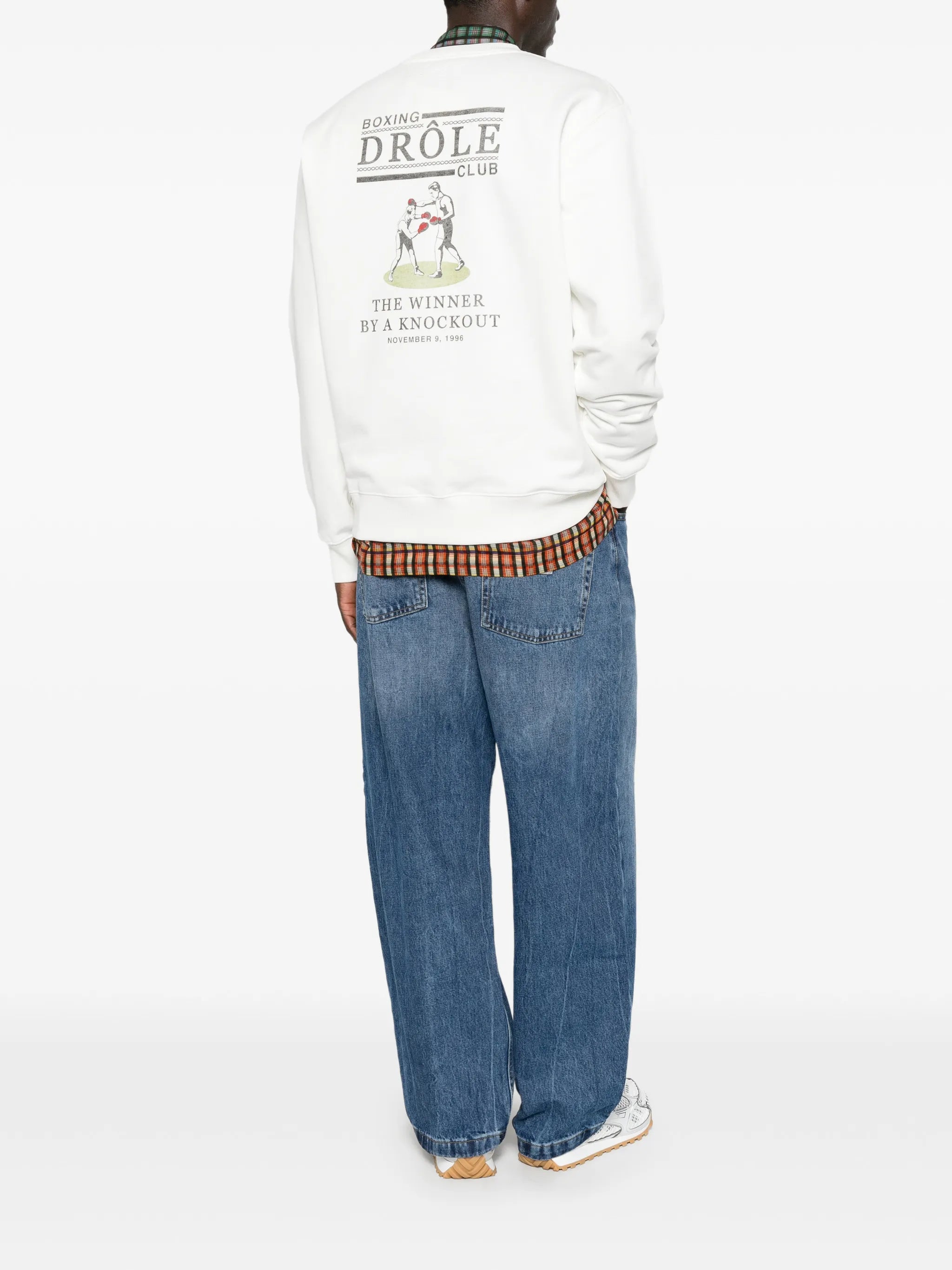Drôle Boxers graphic-print sweatshirt