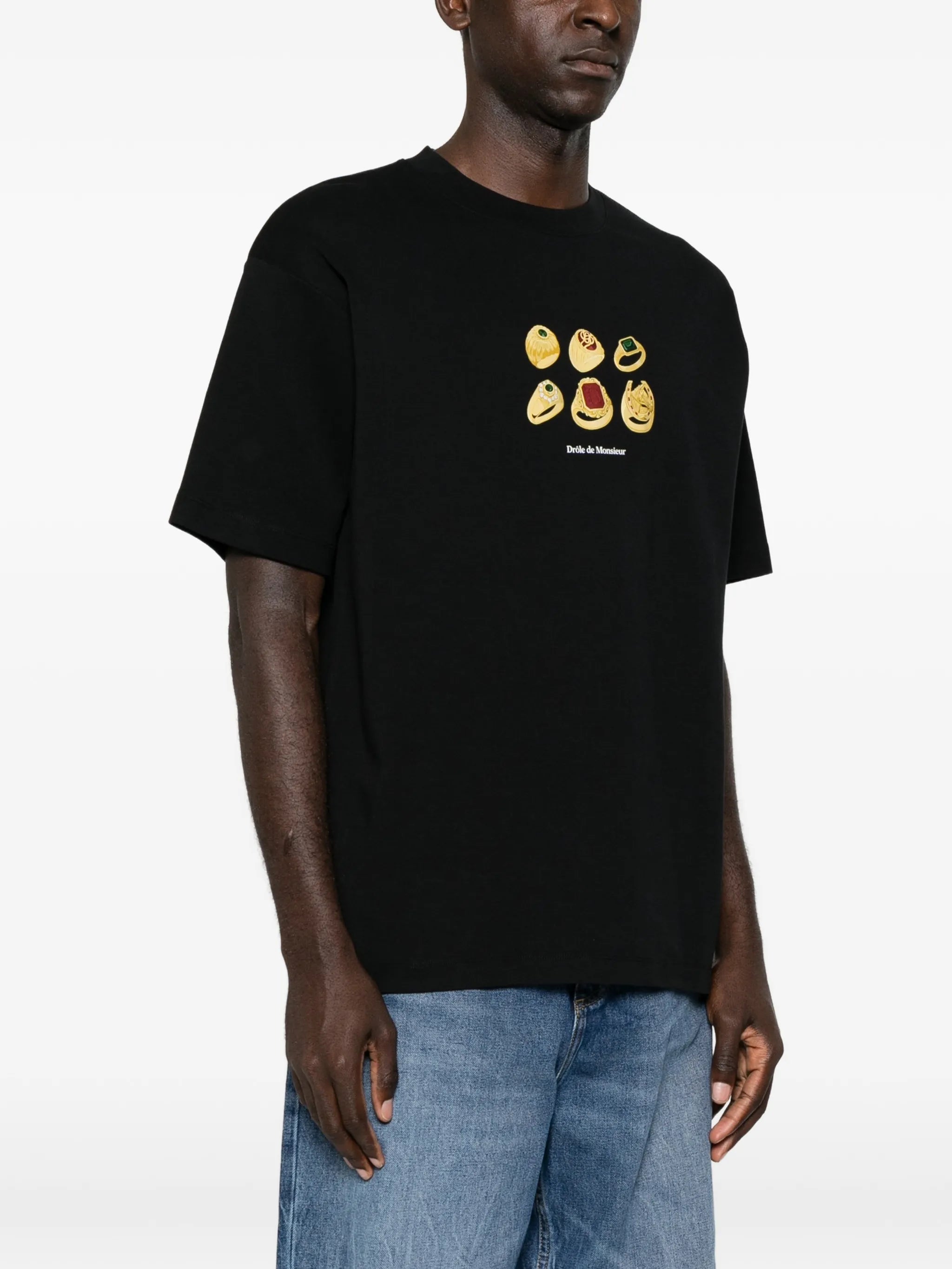 Rings graphic-print T-shirt