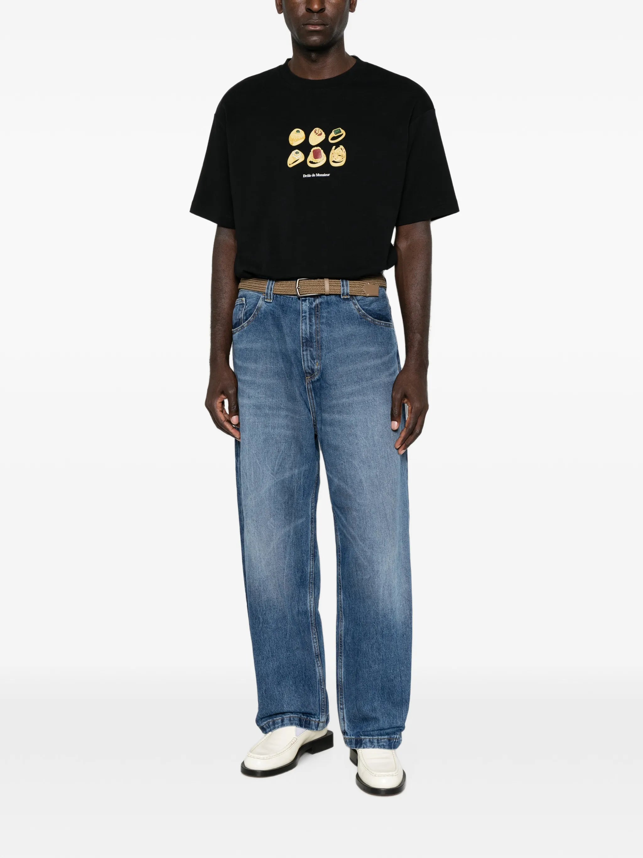 Rings graphic-print T-shirt