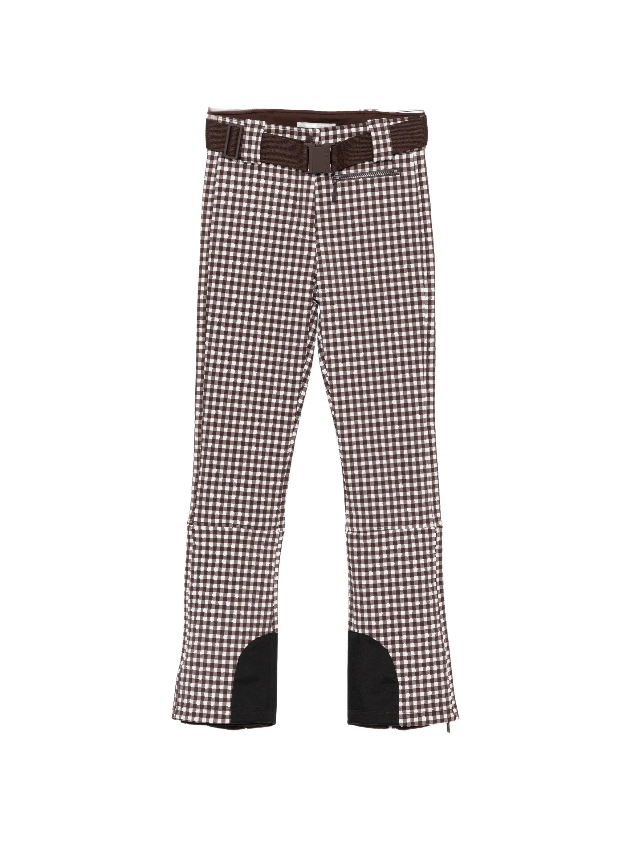 Sella gingham ski pants